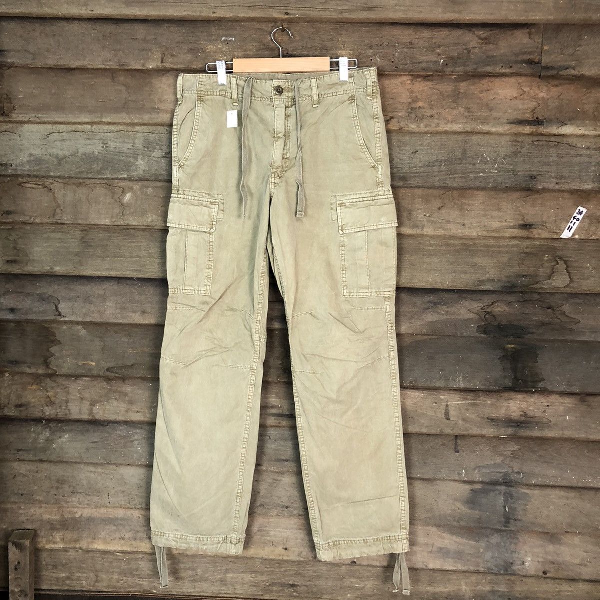 Japanese Brand DL Uniqlo Brown utility Cargo Multipocket Pants #1899 Size US 32 / EU 48 - 1 Thumbnail