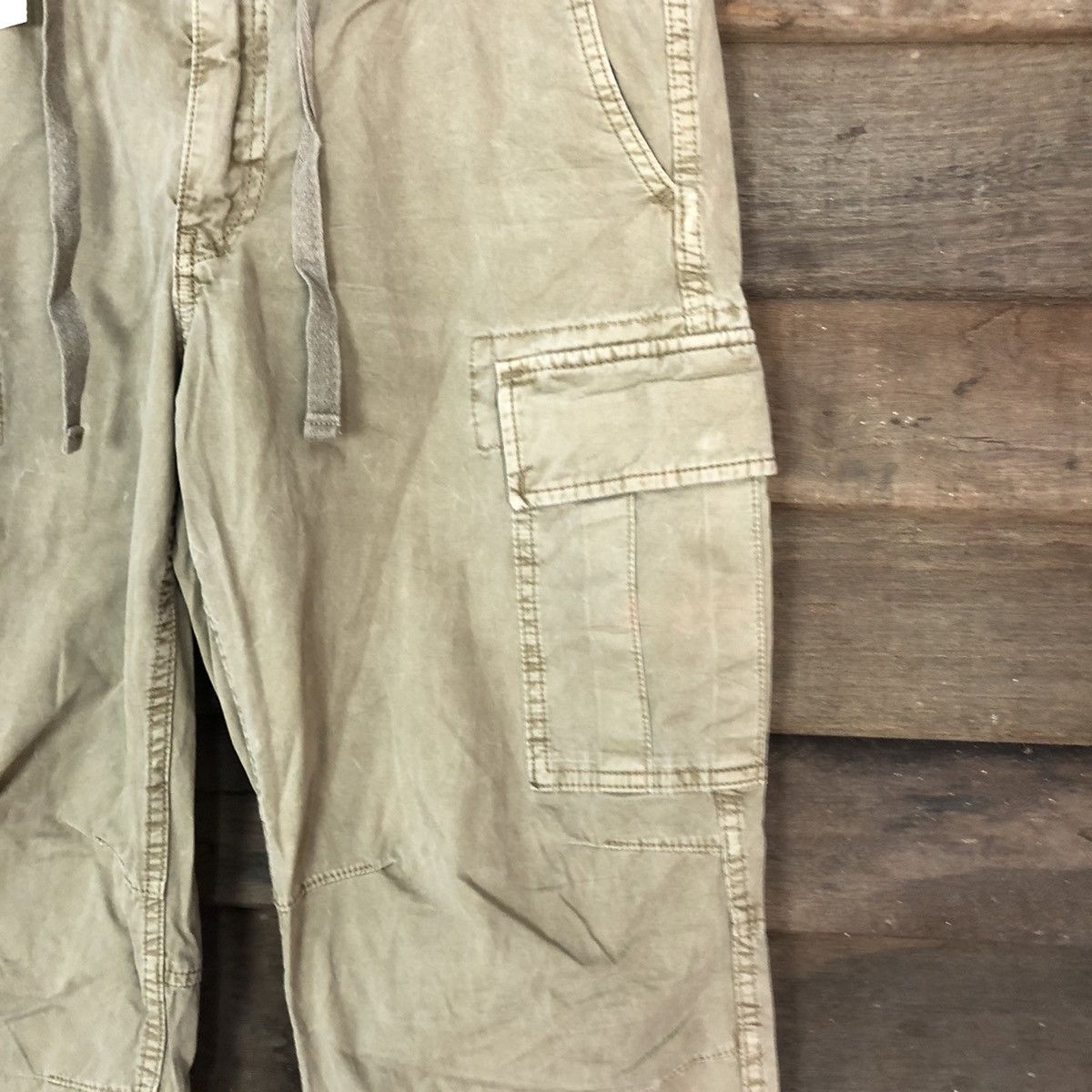 Japanese Brand DL Uniqlo Brown utility Cargo Multipocket Pants #1899 Size US 32 / EU 48 - 7 Thumbnail