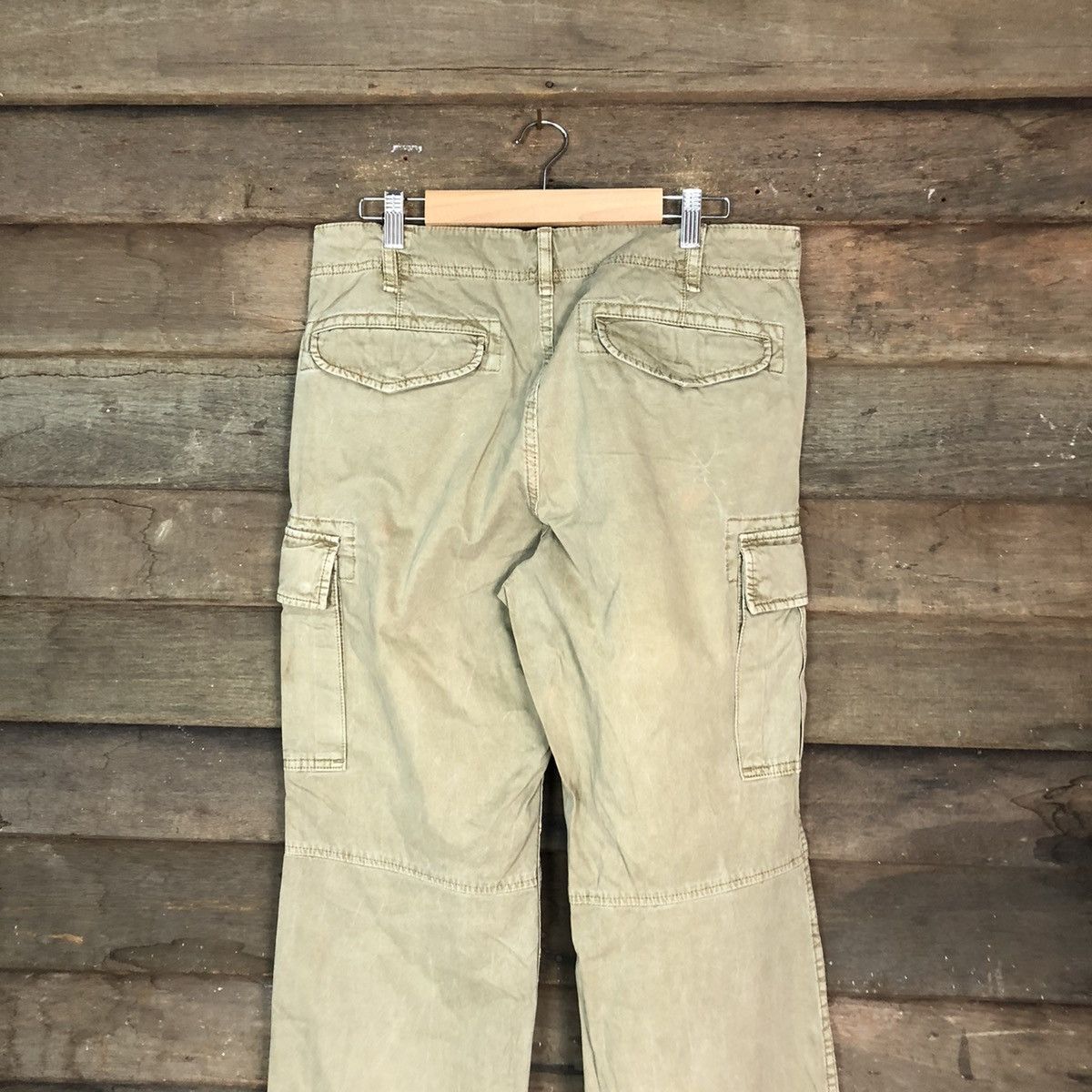 Japanese Brand DL Uniqlo Brown utility Cargo Multipocket Pants #1899 Size US 32 / EU 48 - 12 Thumbnail