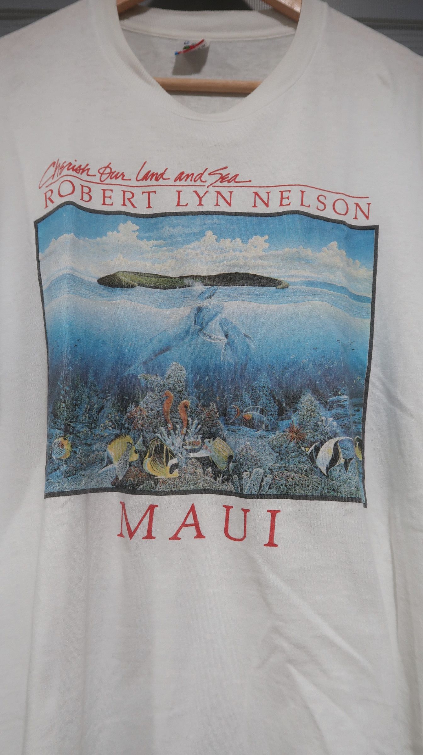 Fruit Of The Loom Vintage Robert Lyn Nelson Maui Tee – Fruit of the Loom Size US L / EU 52-54 / 3 - 7 Thumbnail
