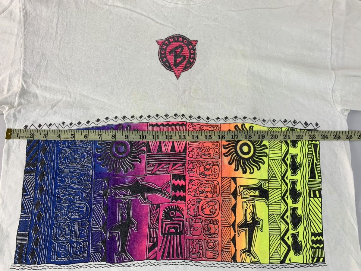 Lightning Bolt × Vintage Rare 80s Lightning Bolts Ancient Aztec Ethic Mirror Screen Size US XL / EU 56 / 4 - 6 Thumbnail