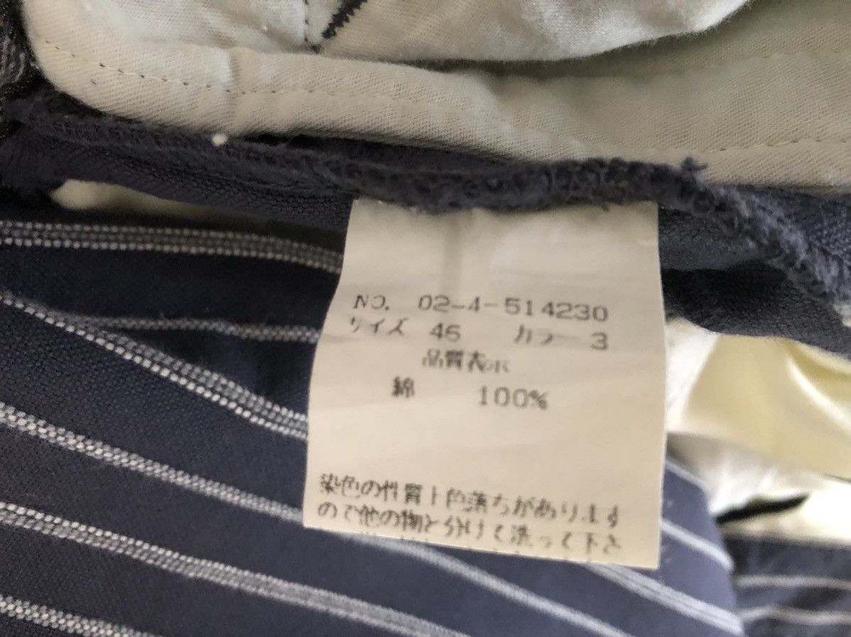 Nicole Club MONSIEUR NICOLE Japan Drawstring Striped Trouser Pant Size US 31 - 24 Thumbnail