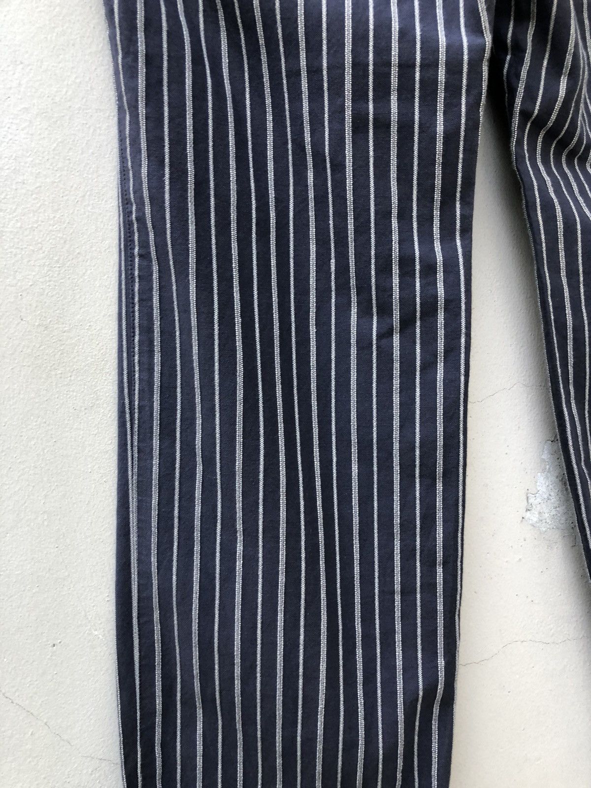 Nicole Club MONSIEUR NICOLE Japan Drawstring Striped Trouser Pant Size US 31 - 18 Thumbnail