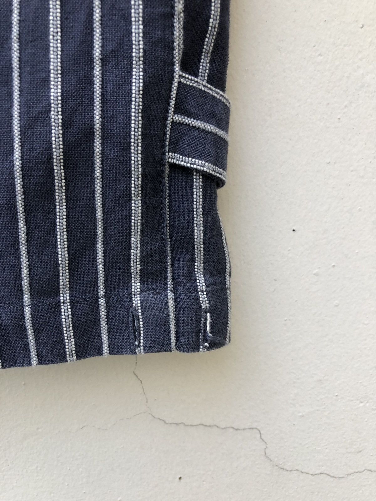 Nicole Club MONSIEUR NICOLE Japan Drawstring Striped Trouser Pant Size US 31 - 11 Thumbnail