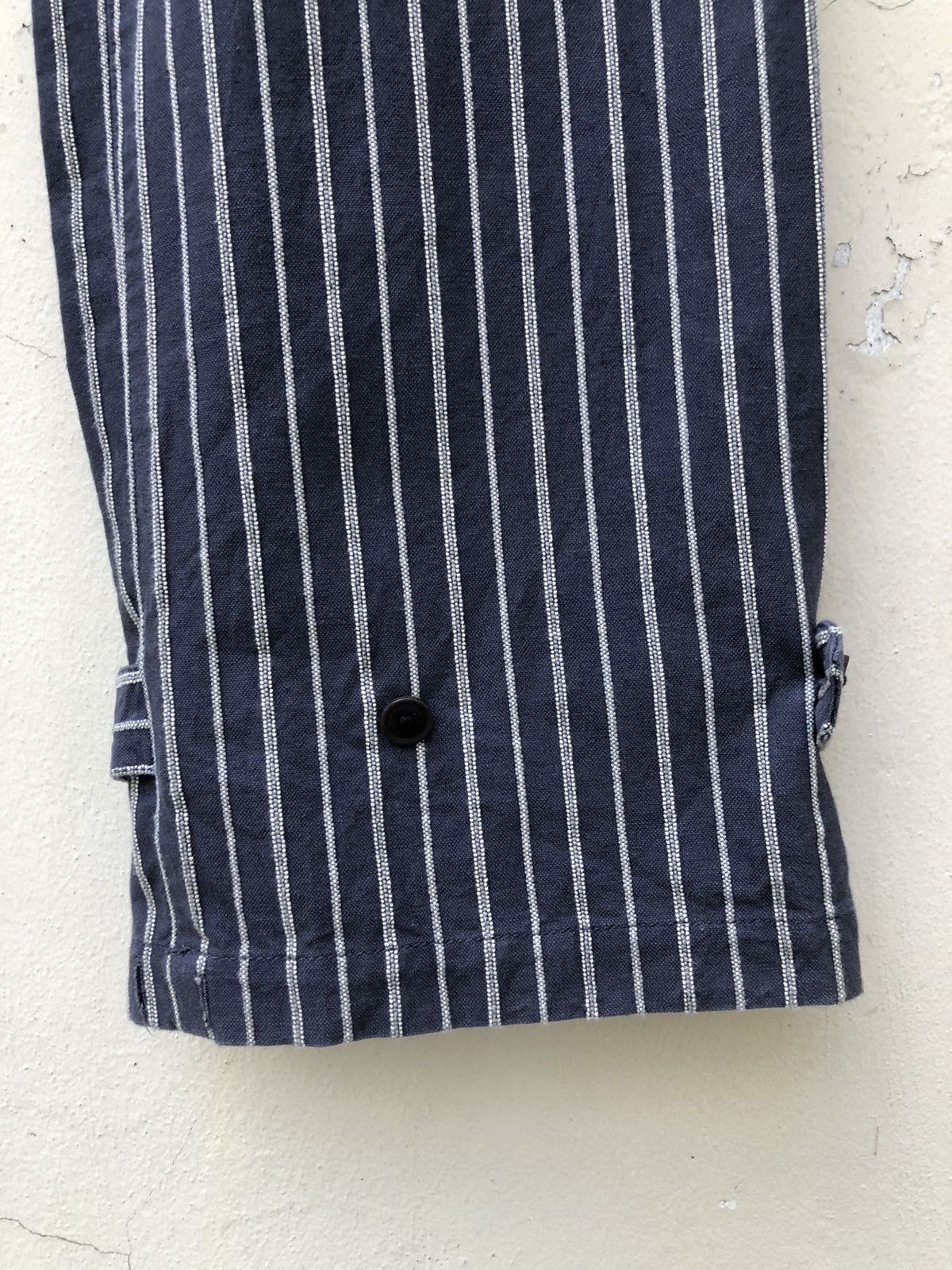 Nicole Club MONSIEUR NICOLE Japan Drawstring Striped Trouser Pant Size US 31 - 14 Thumbnail