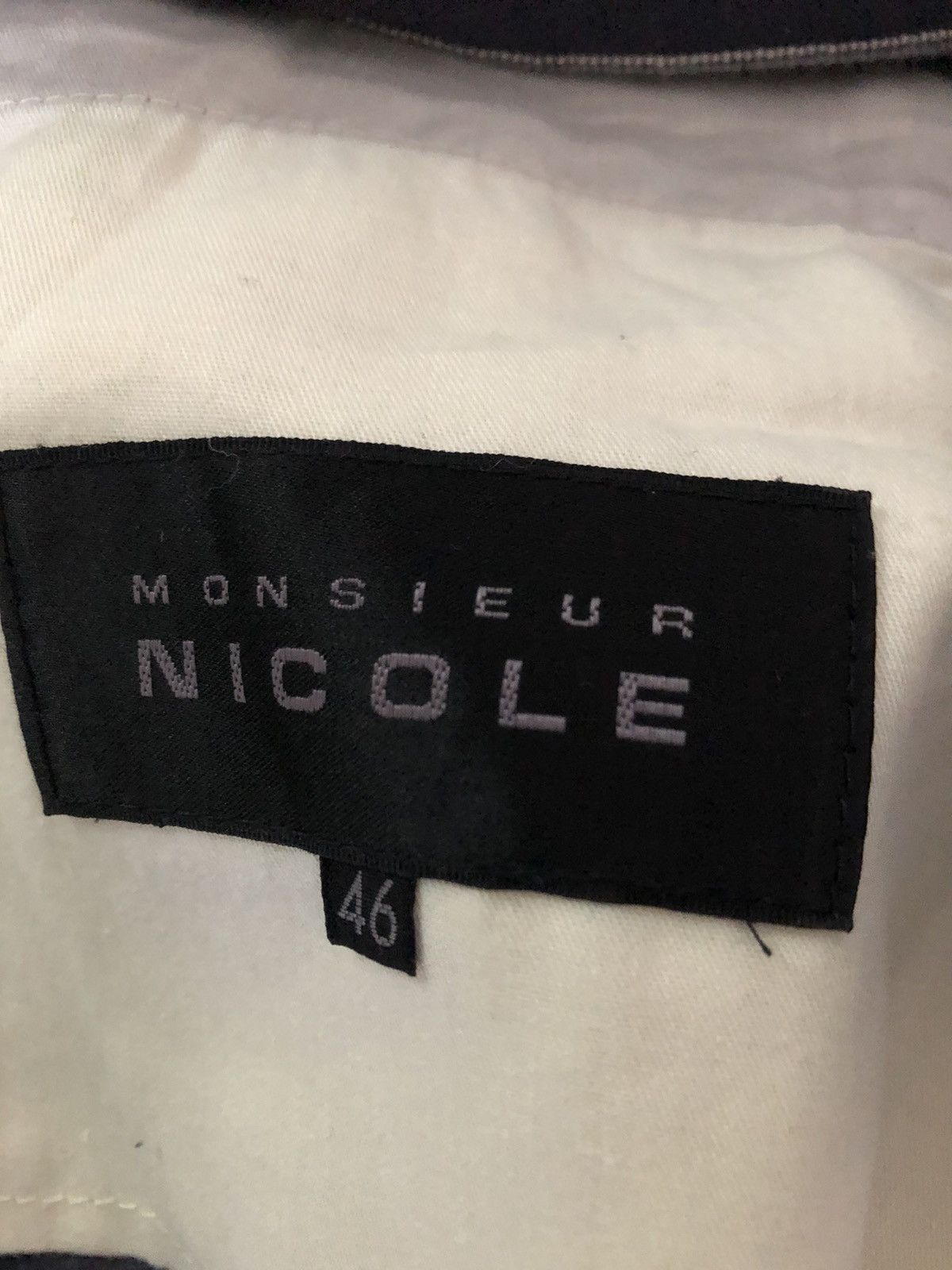Nicole Club MONSIEUR NICOLE Japan Drawstring Striped Trouser Pant Size US 31 - 23 Thumbnail