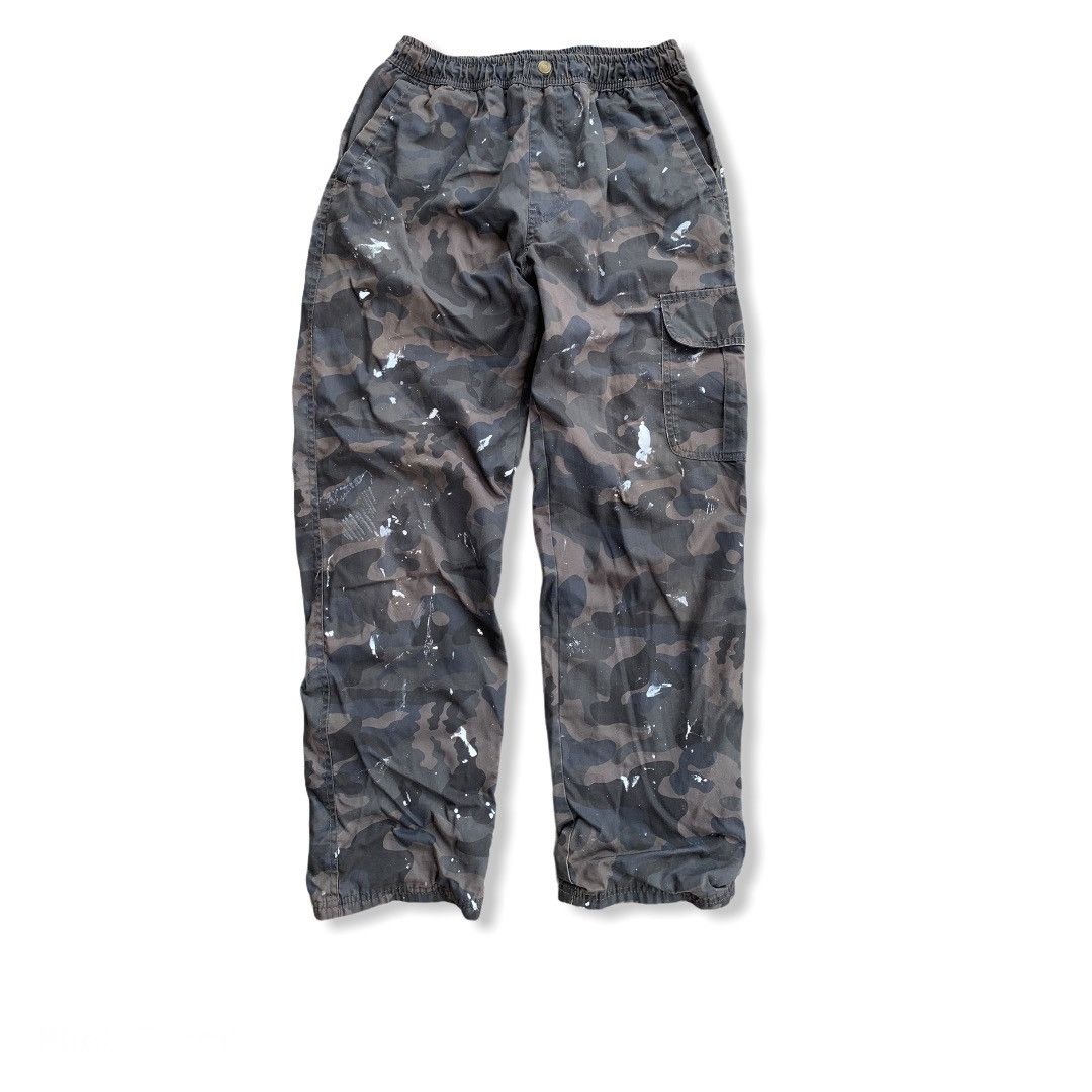 Japanese Brand × Vintage Vintage JapaneseBrand Painter Camo Cargo Pant Size US 30 / EU 46 - 1 Thumbnail