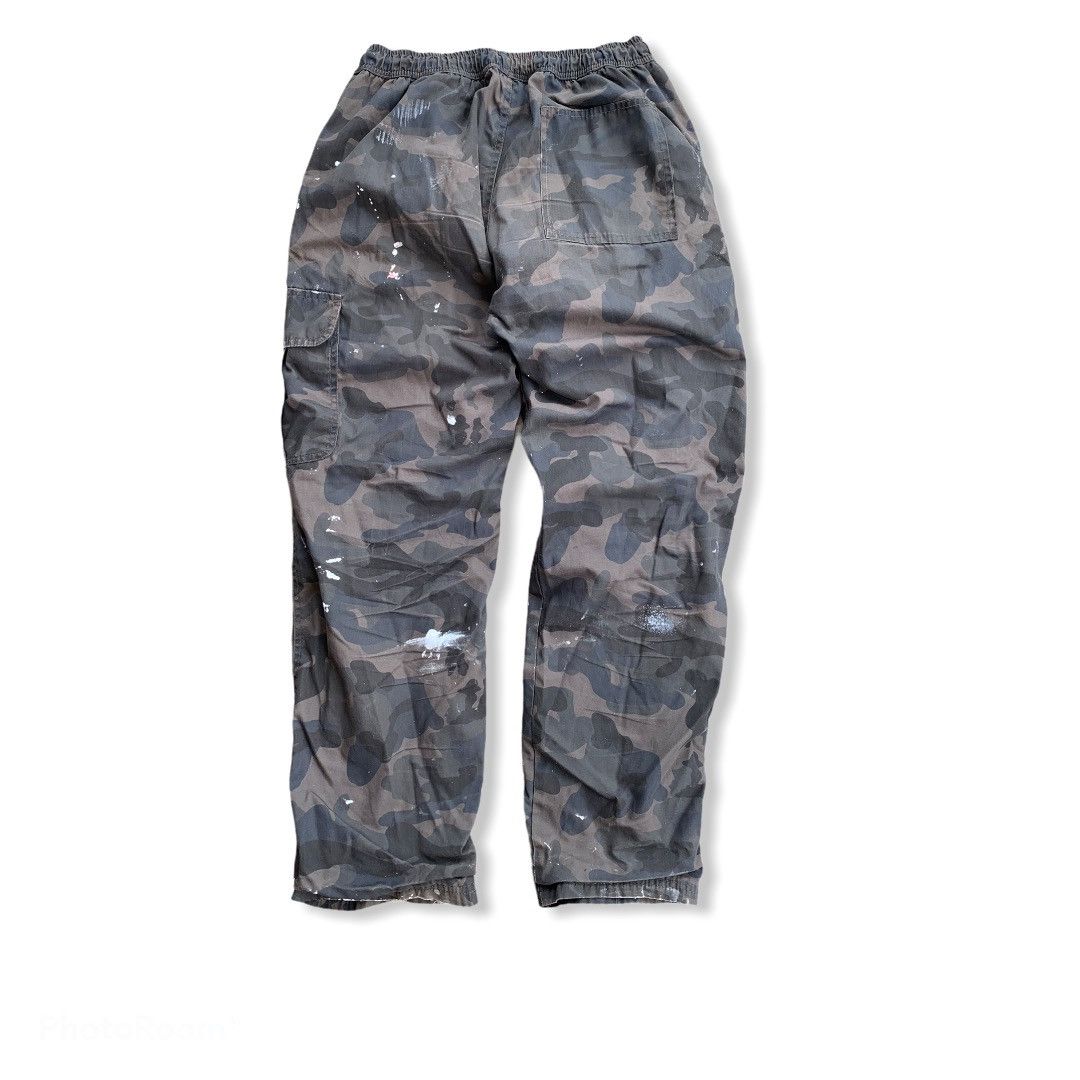 Japanese Brand × Vintage Vintage JapaneseBrand Painter Camo Cargo Pant Size US 30 / EU 46 - 2 Thumbnail
