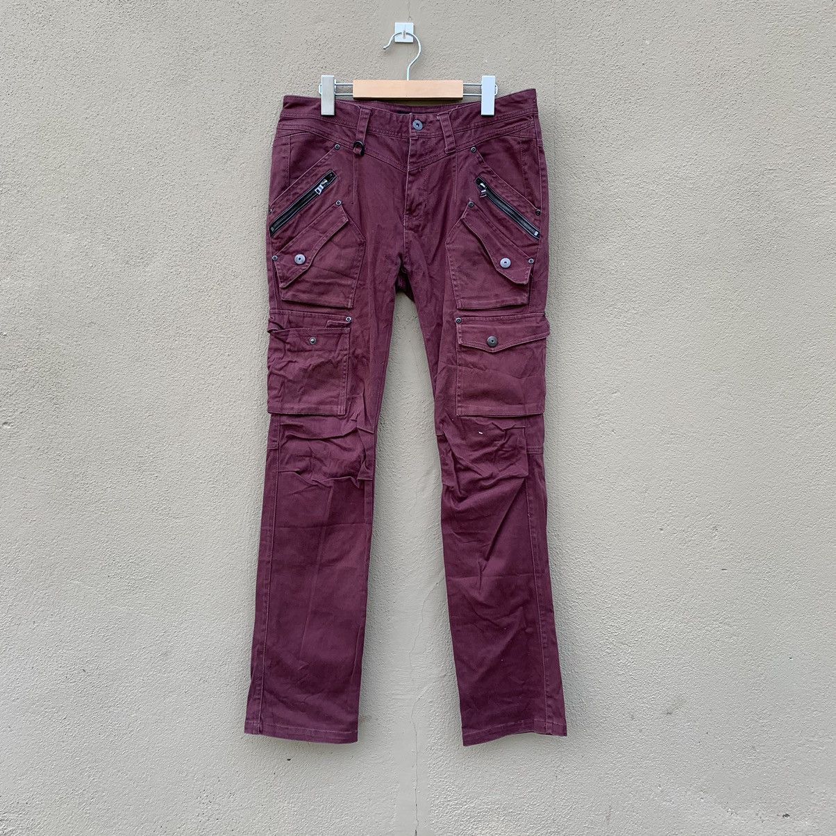In The Attic × Japanese Brand JapaneseBrand In The attic Flared Cargo Pant Size US 31 - 1 Thumbnail