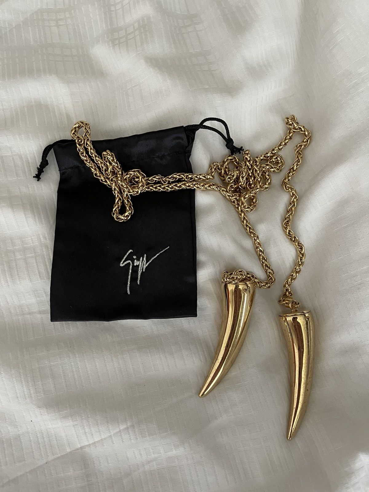 Giuseppe Zanotti Giuseppe golden fangs that act as nun chucks Size ONE SIZE - 2 Thumbnail