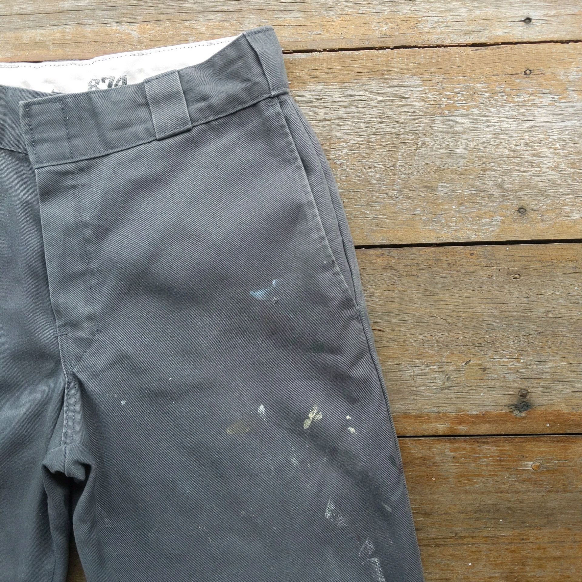 Dickies × Vintage Vintage Dickies Paint Splash Distressed Casual Pants Size US 29 - 4 Thumbnail