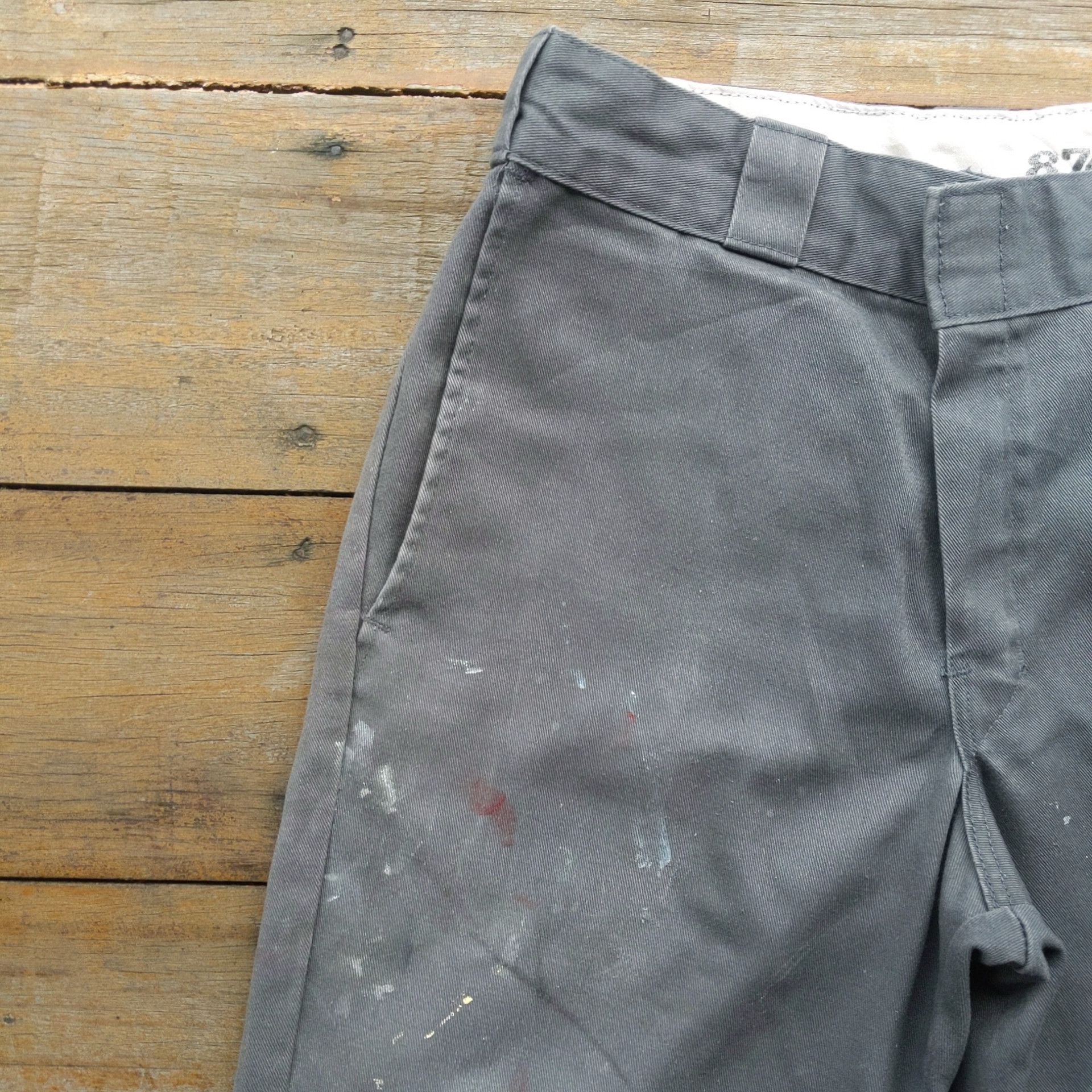 Dickies × Vintage Vintage Dickies Paint Splash Distressed Casual Pants Size US 29 - 3 Thumbnail