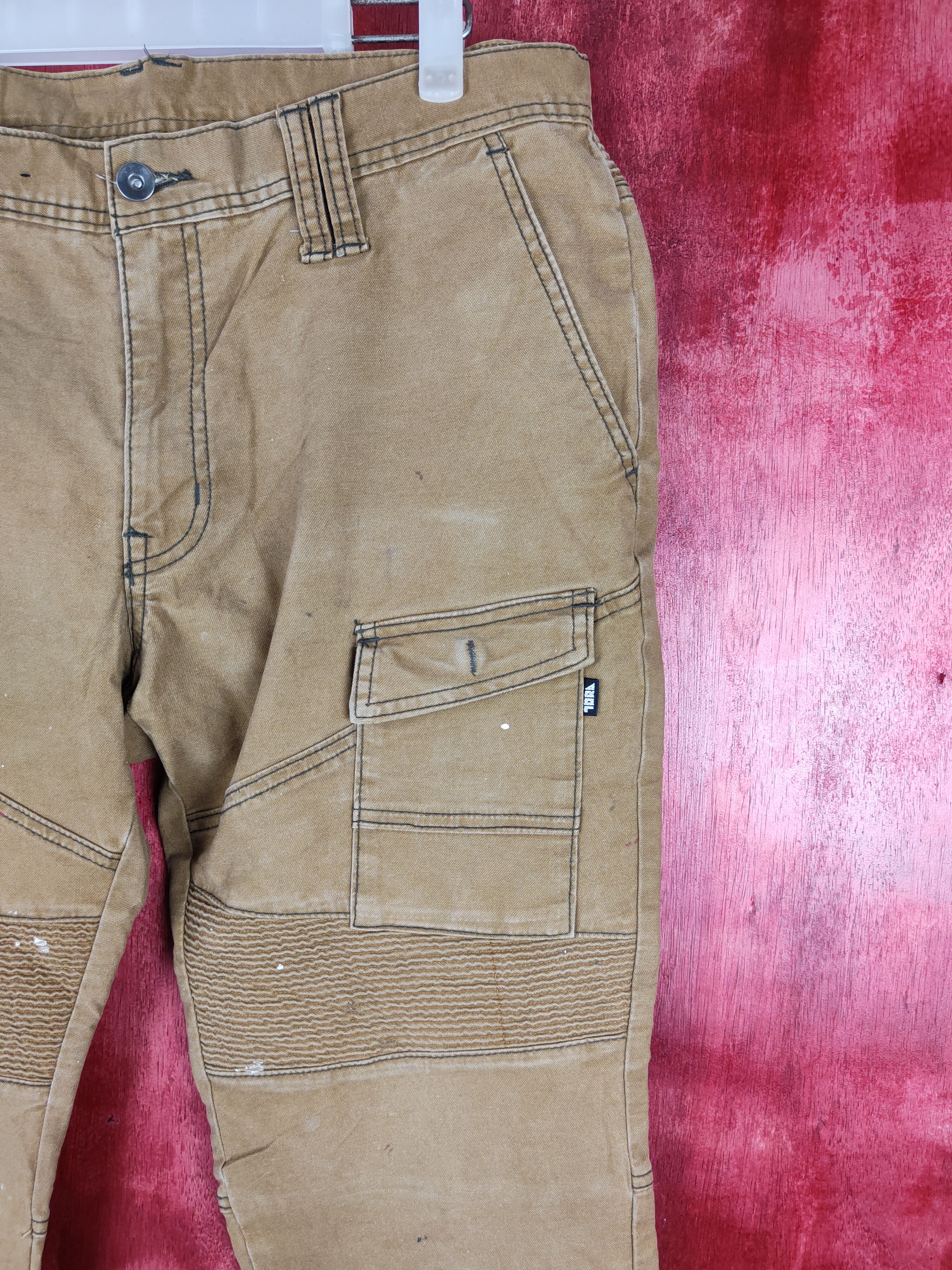 Japanese Brand Tora japan multipocket tactical streetwear cargo Pants #4490 Size US 32 / EU 48 - 4 Thumbnail