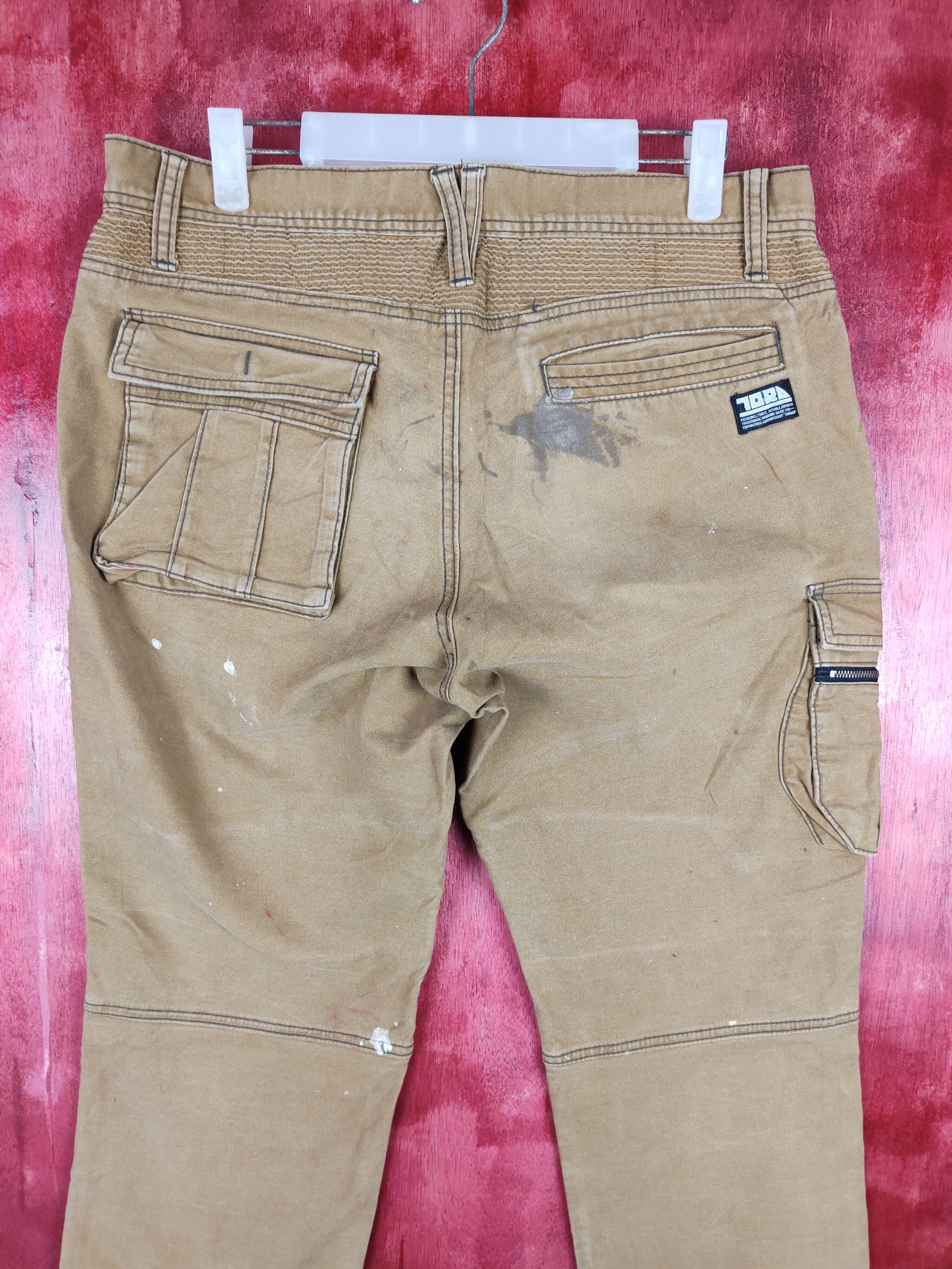 Japanese Brand Tora japan multipocket tactical streetwear cargo Pants #4490 Size US 32 / EU 48 - 9 Thumbnail