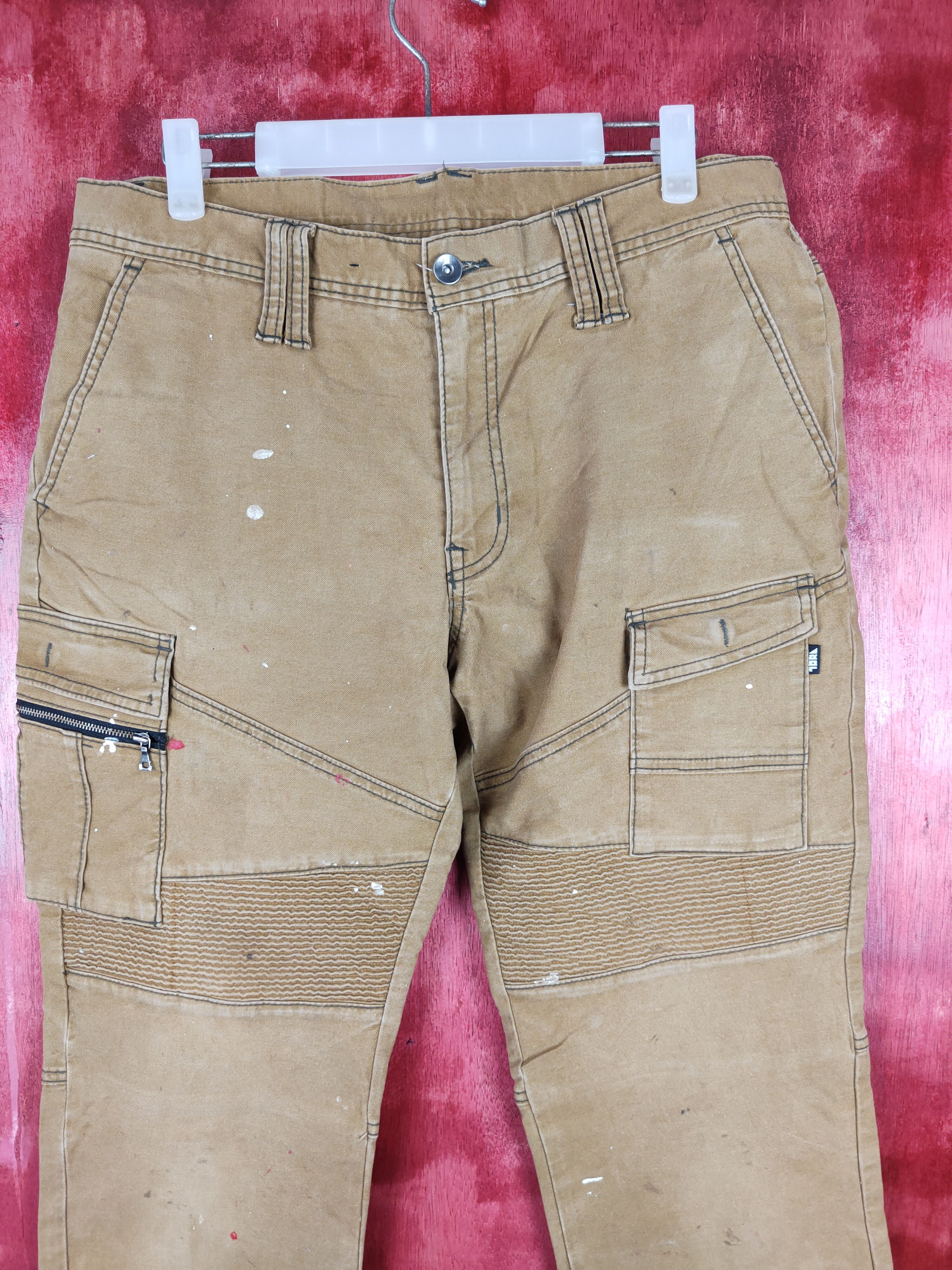 Japanese Brand Tora japan multipocket tactical streetwear cargo Pants #4490 Size US 32 / EU 48 - 2 Thumbnail