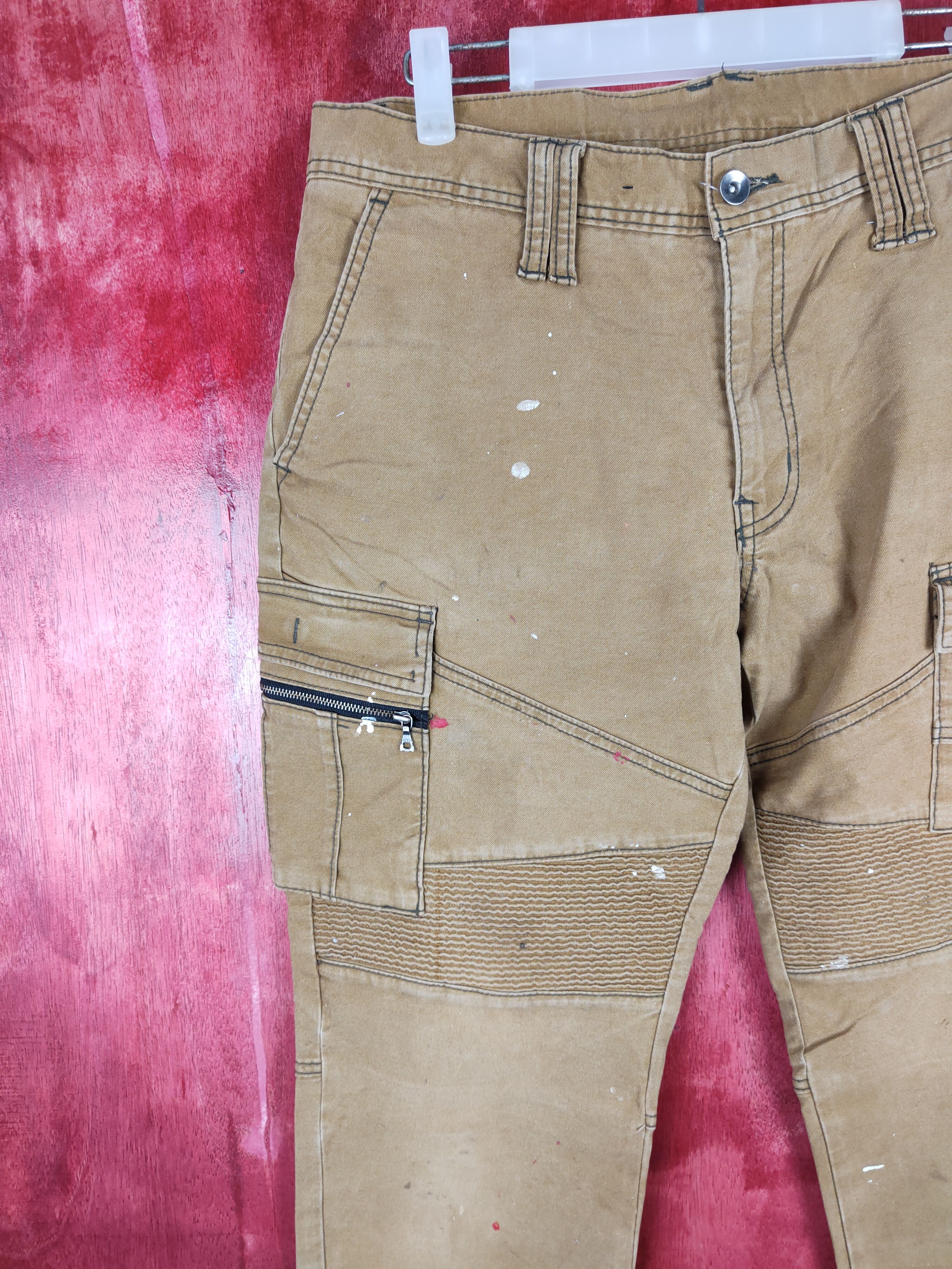 Japanese Brand Tora japan multipocket tactical streetwear cargo Pants #4490 Size US 32 / EU 48 - 5 Thumbnail