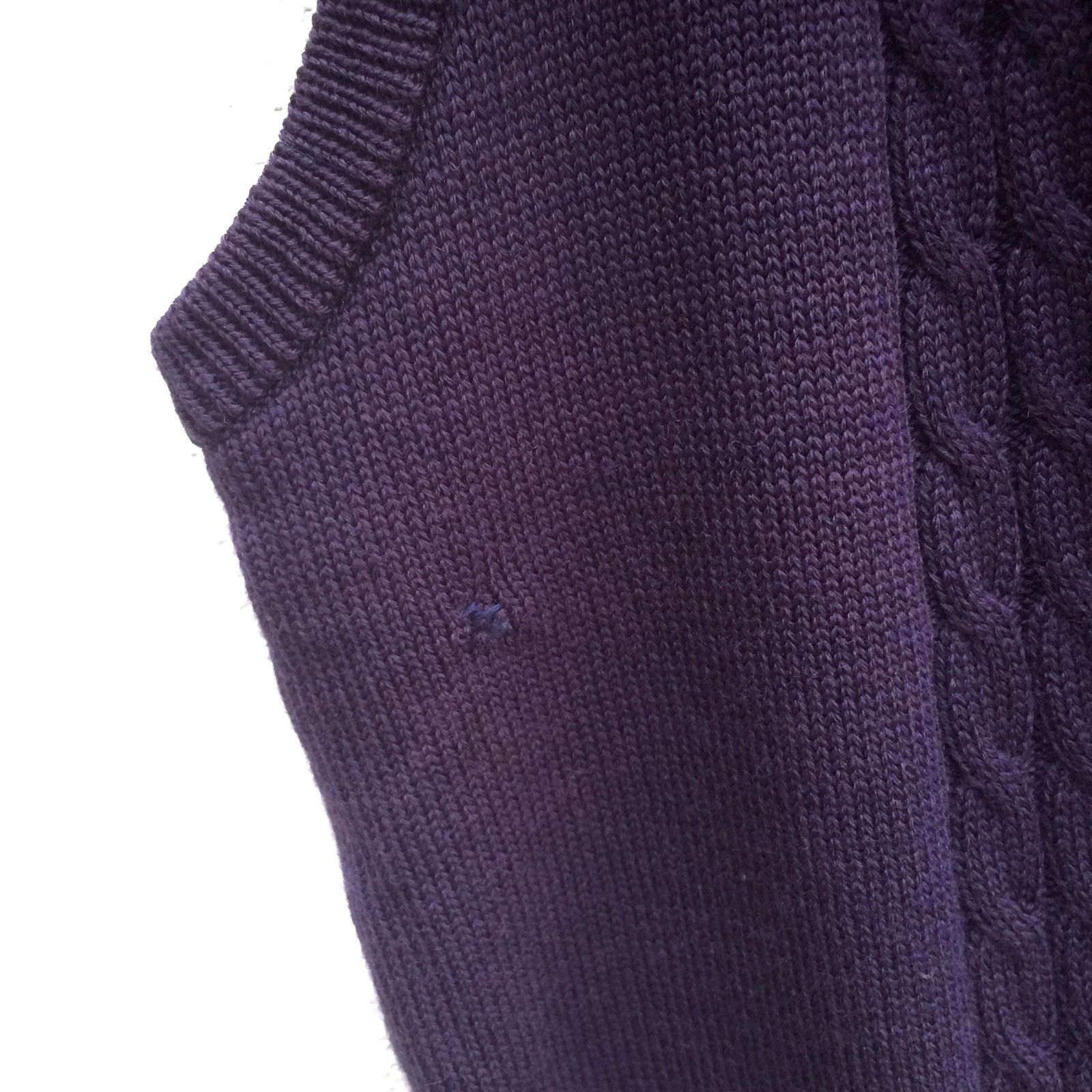 Burberry Vintage Burberrys Intense Indigo Knitted Vest Size M / US 6-8 / IT 42-44 - 4 Thumbnail
