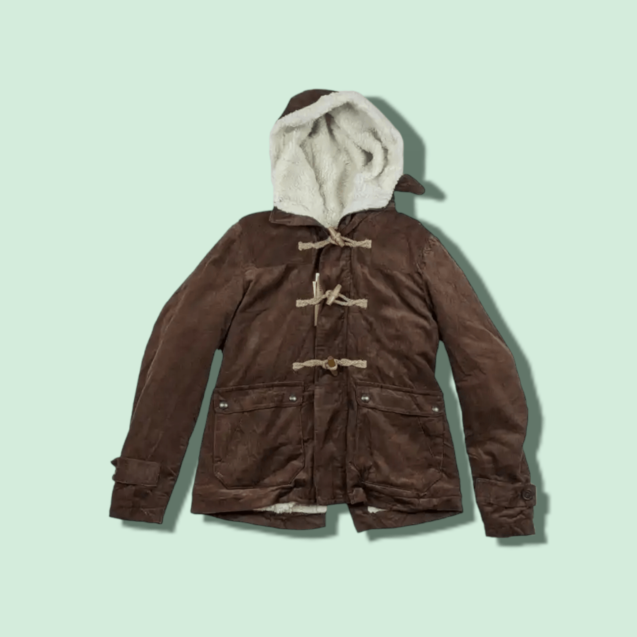 Japanese Brand Japan GRN Corduroy Winter Warm Parka Style Jacket Size M / US 6-8 / IT 42-44 - 1 Thumbnail
