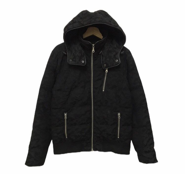 Japanese Brand × Seditionaries Azul Moussy Black Camouflage Hoodie Puffer Jacket Size US S / EU 44-46 / 1 - 1 Thumbnail