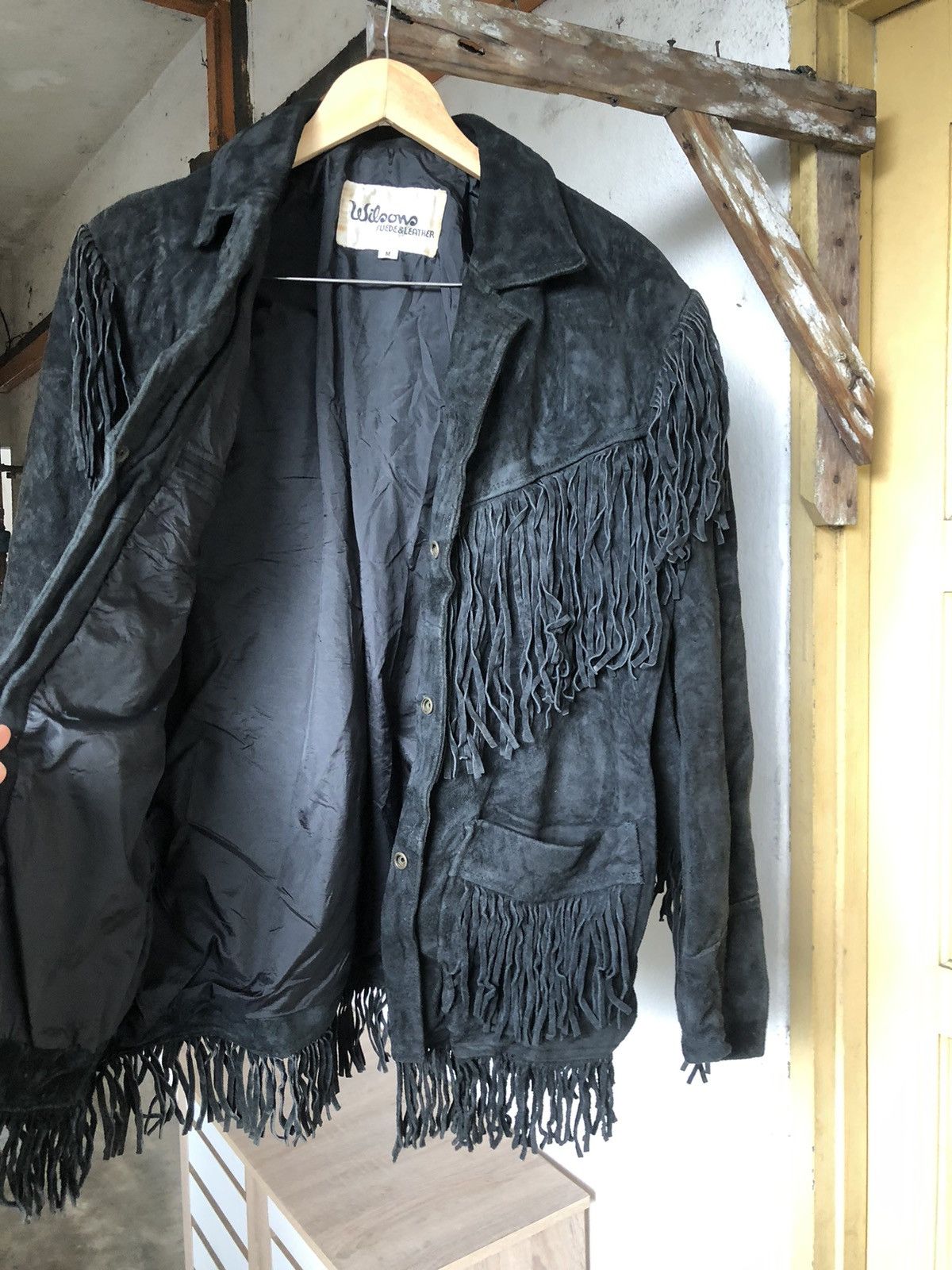 Wilsons Leather Vintage Wilsons Suede Leather Seditionaries Bondage Jacket Size US M / EU 48-50 / 2 - 18 Thumbnail