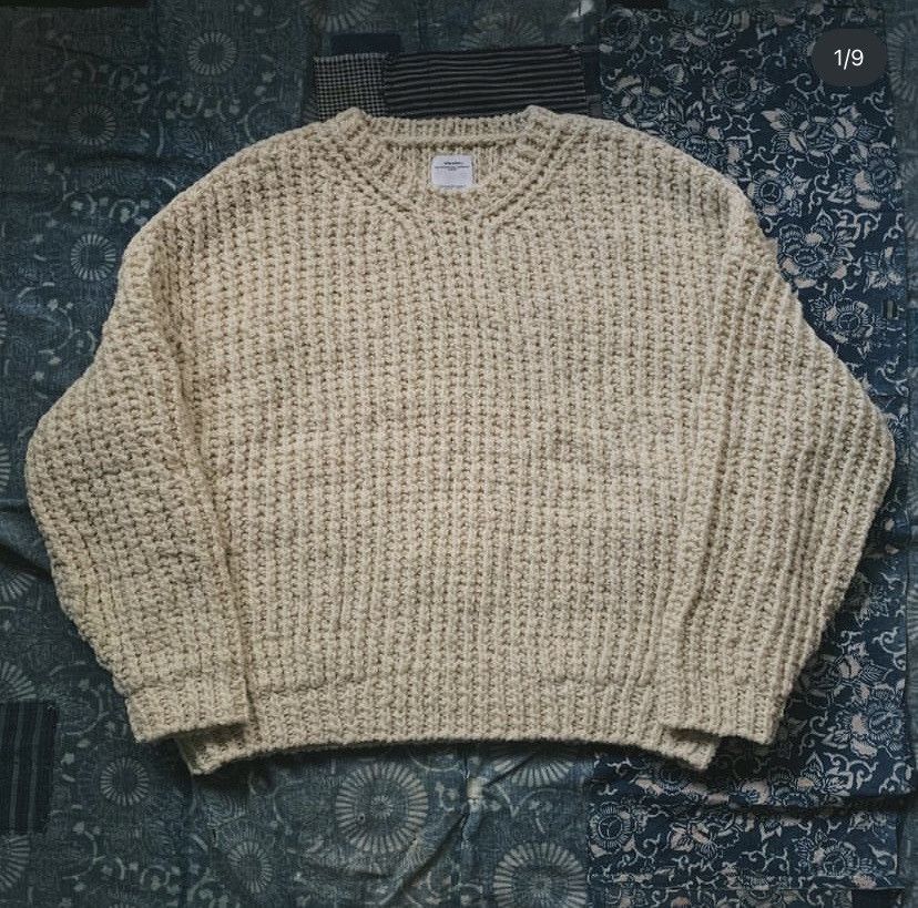 Visvim Amplus crew hand knit (N. D.) | Grailed