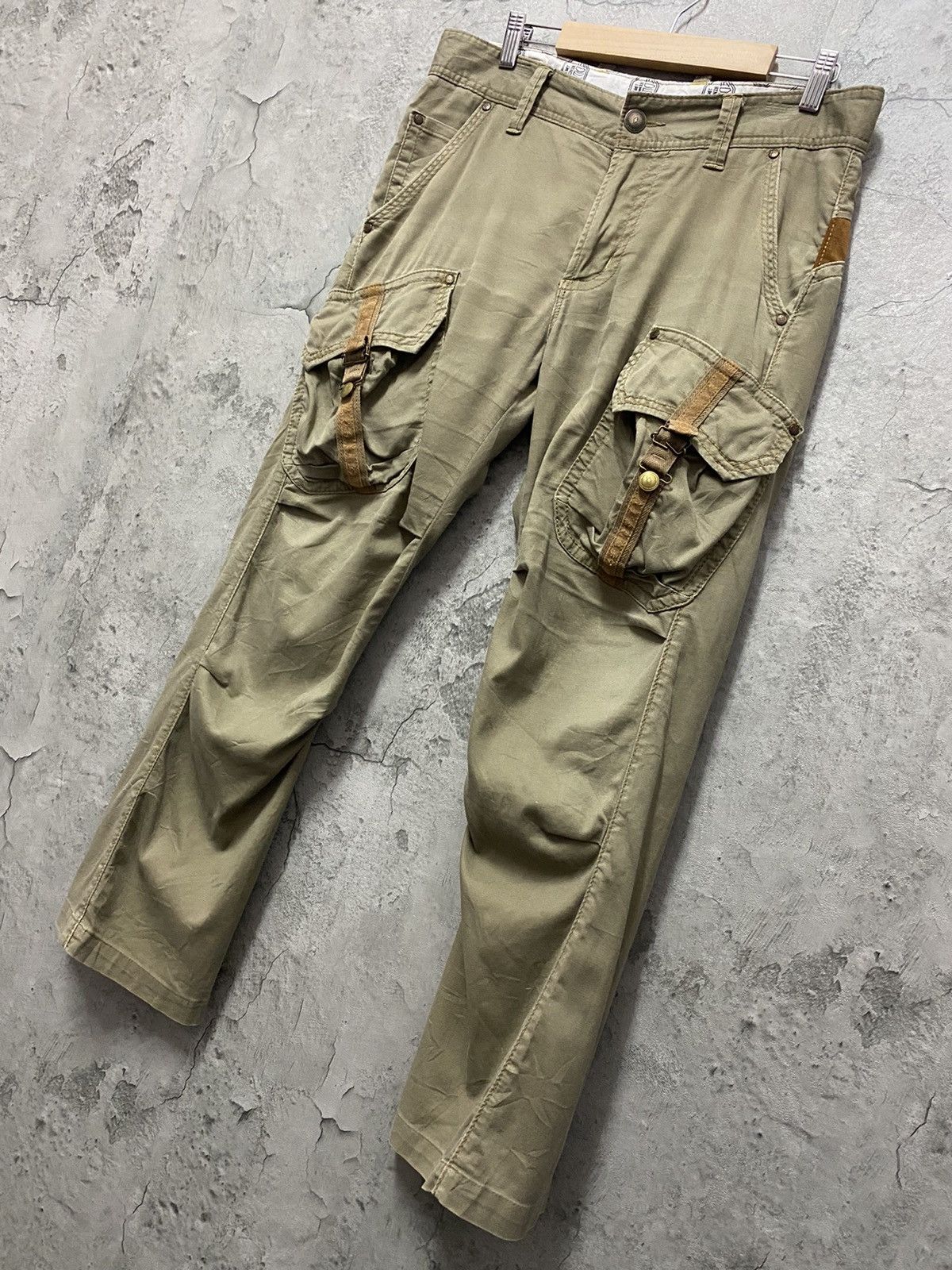 Edwin × Japanese Brand Vintage Edwin Japan Cargo Tactical Bush Parachute Pants Size US 33 - 4 Thumbnail