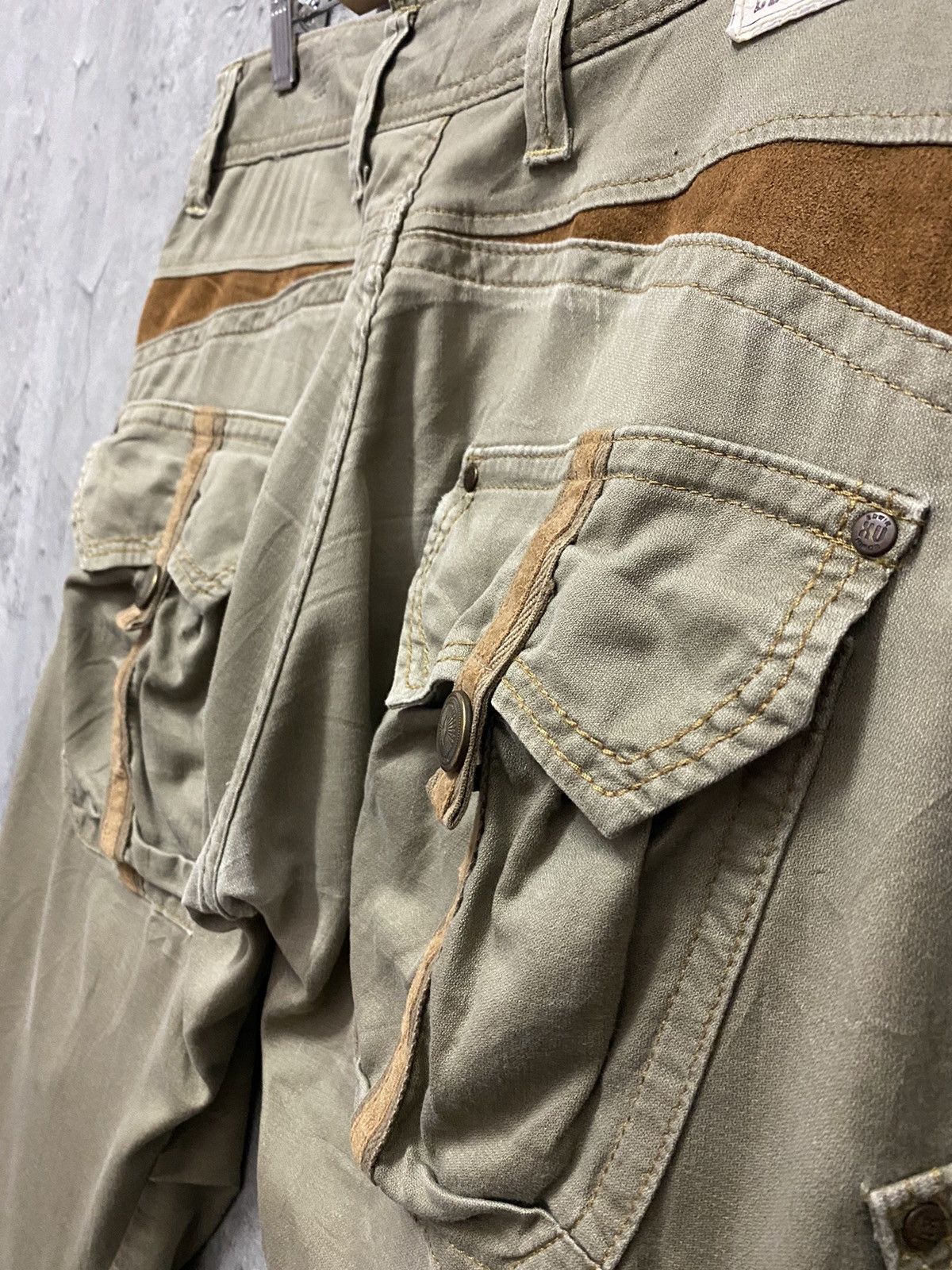 Edwin × Japanese Brand Vintage Edwin Japan Cargo Tactical Bush Parachute Pants Size US 33 - 14 Thumbnail
