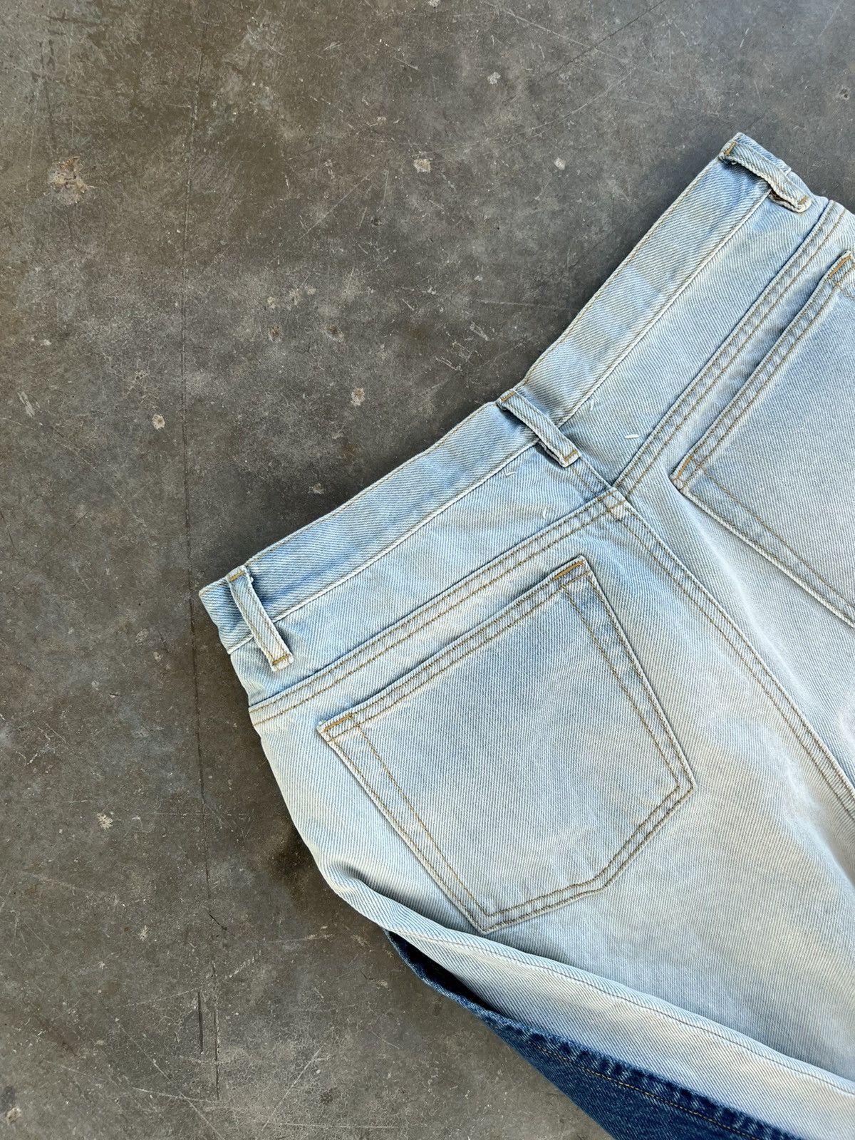 Maison Margiela Maison Margelia “Double Splice Jeans” Sz. 33 ❄️🧊🥣 Size US 33 - 4 Thumbnail