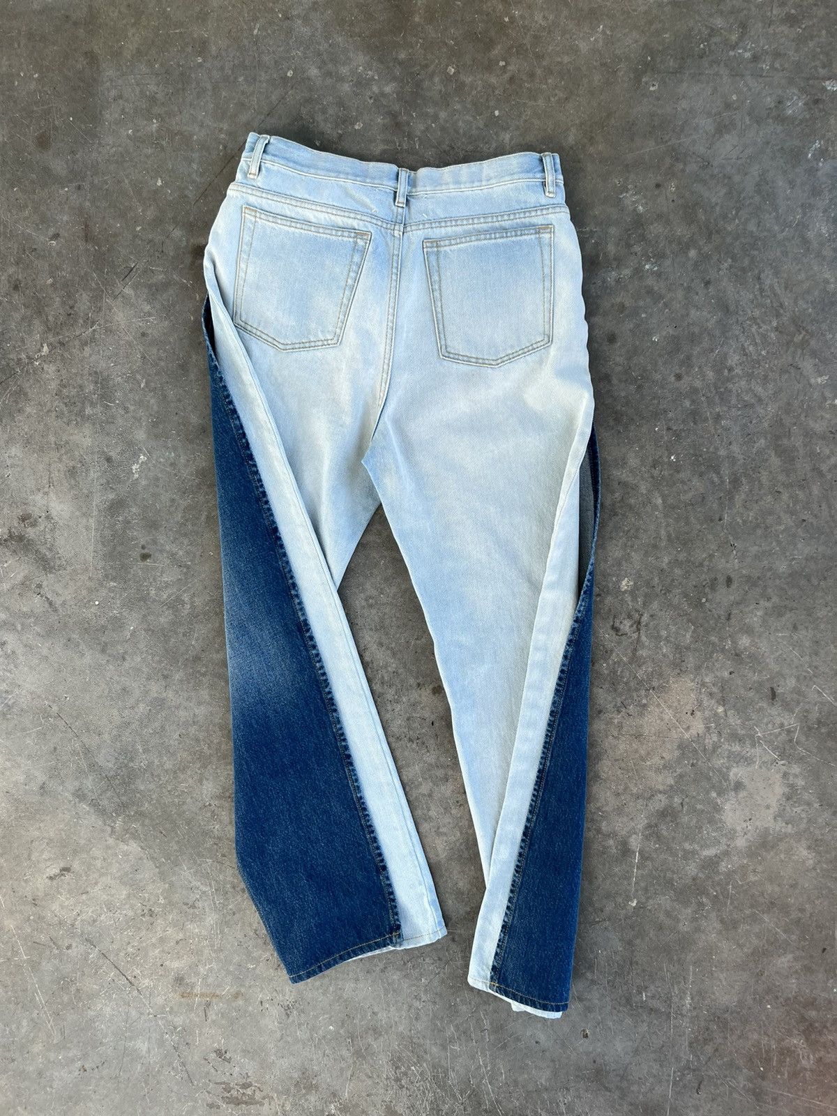 Maison Margiela Maison Margelia “Double Splice Jeans” Sz. 33 ❄️🧊🥣 Size US 33 - 3 Thumbnail
