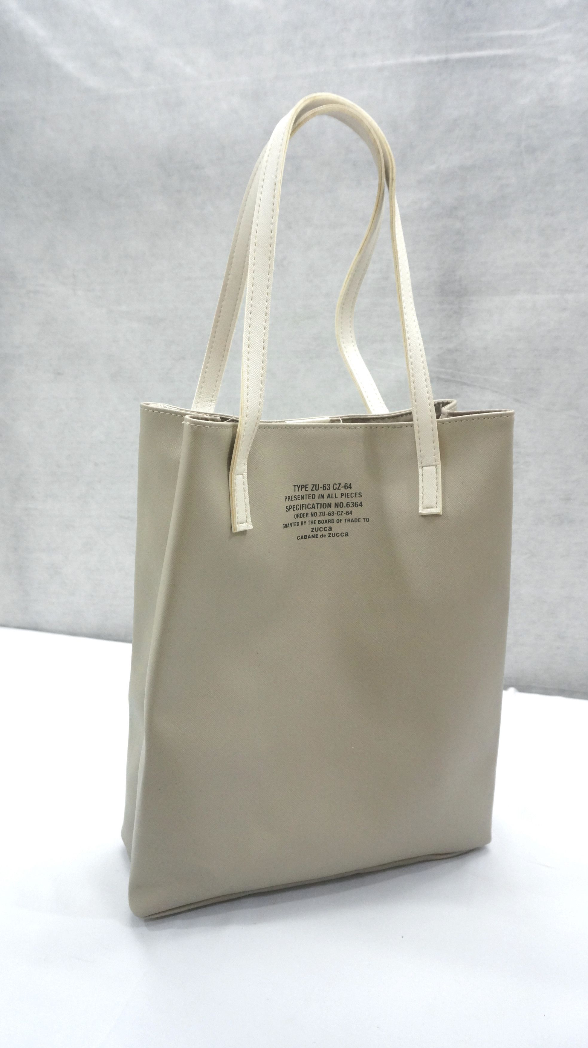 CABANE de ZUCCa CABANE DE ZUCCA PVC Tote Bag Size ONE SIZE - 1 Thumbnail