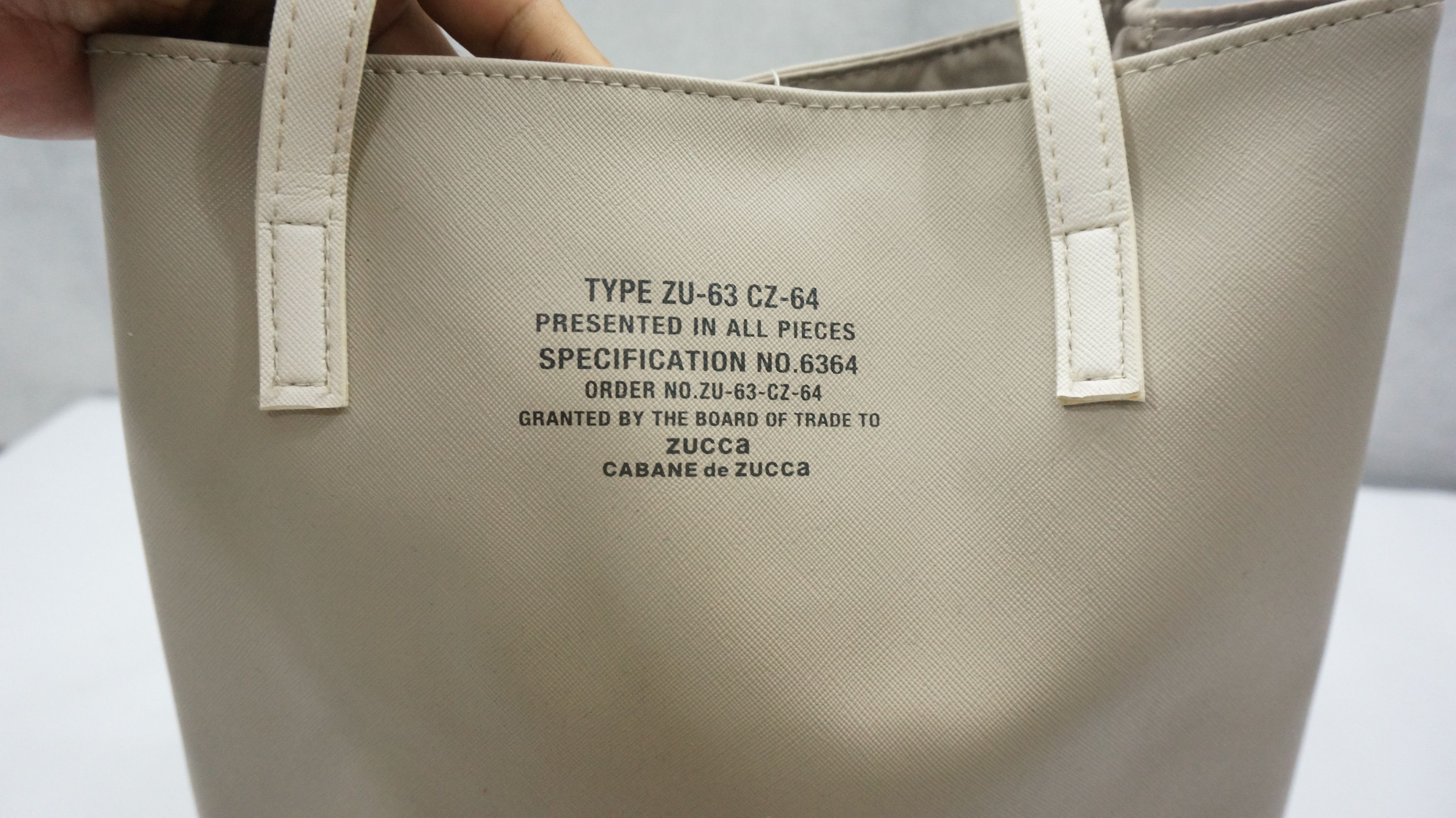CABANE de ZUCCa CABANE DE ZUCCA PVC Tote Bag Size ONE SIZE - 2 Thumbnail
