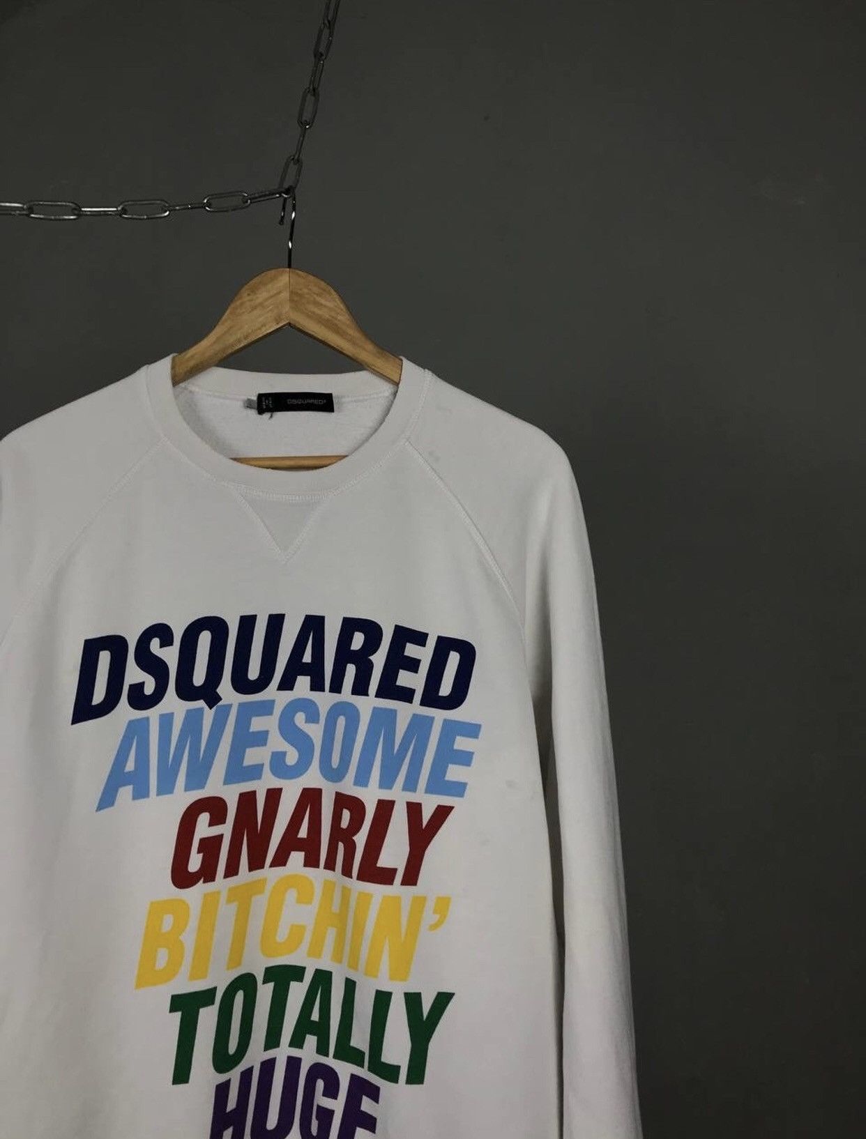 Dsquared2 Dsquared 2 vintage luxury streetwear sweatshirt Size US L / EU 52-54 / 3 - 2 Thumbnail