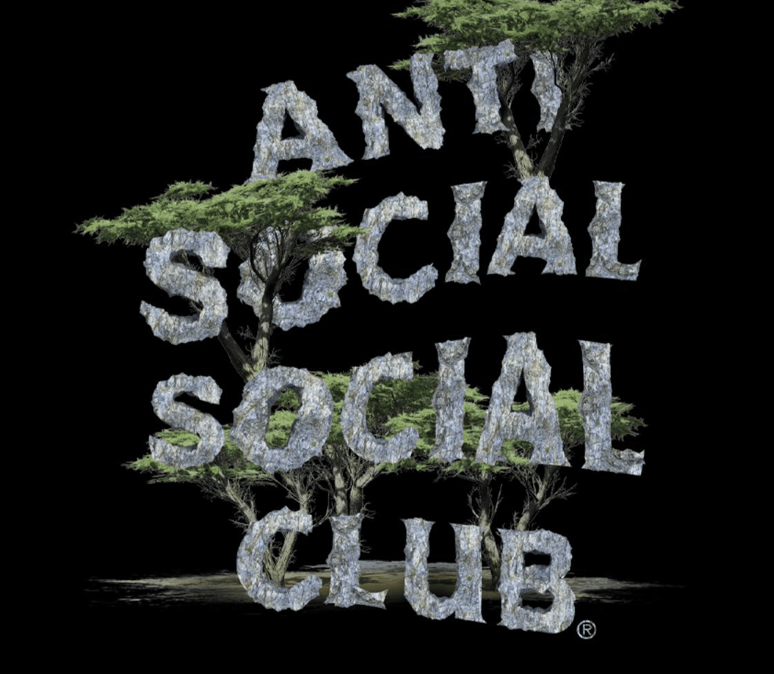 Anti Social Social Club DS member exclusive ASSC Trees Logo Retired Black Tee CPFM Size US M / EU 48-50 / 2 - 3 Thumbnail