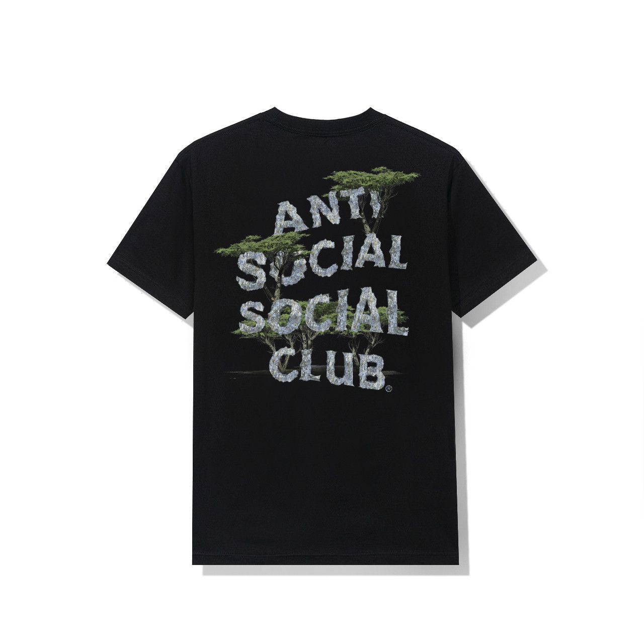 Anti Social Social Club DS member exclusive ASSC Trees Logo Retired Black Tee CPFM Size US M / EU 48-50 / 2 - 1 Thumbnail