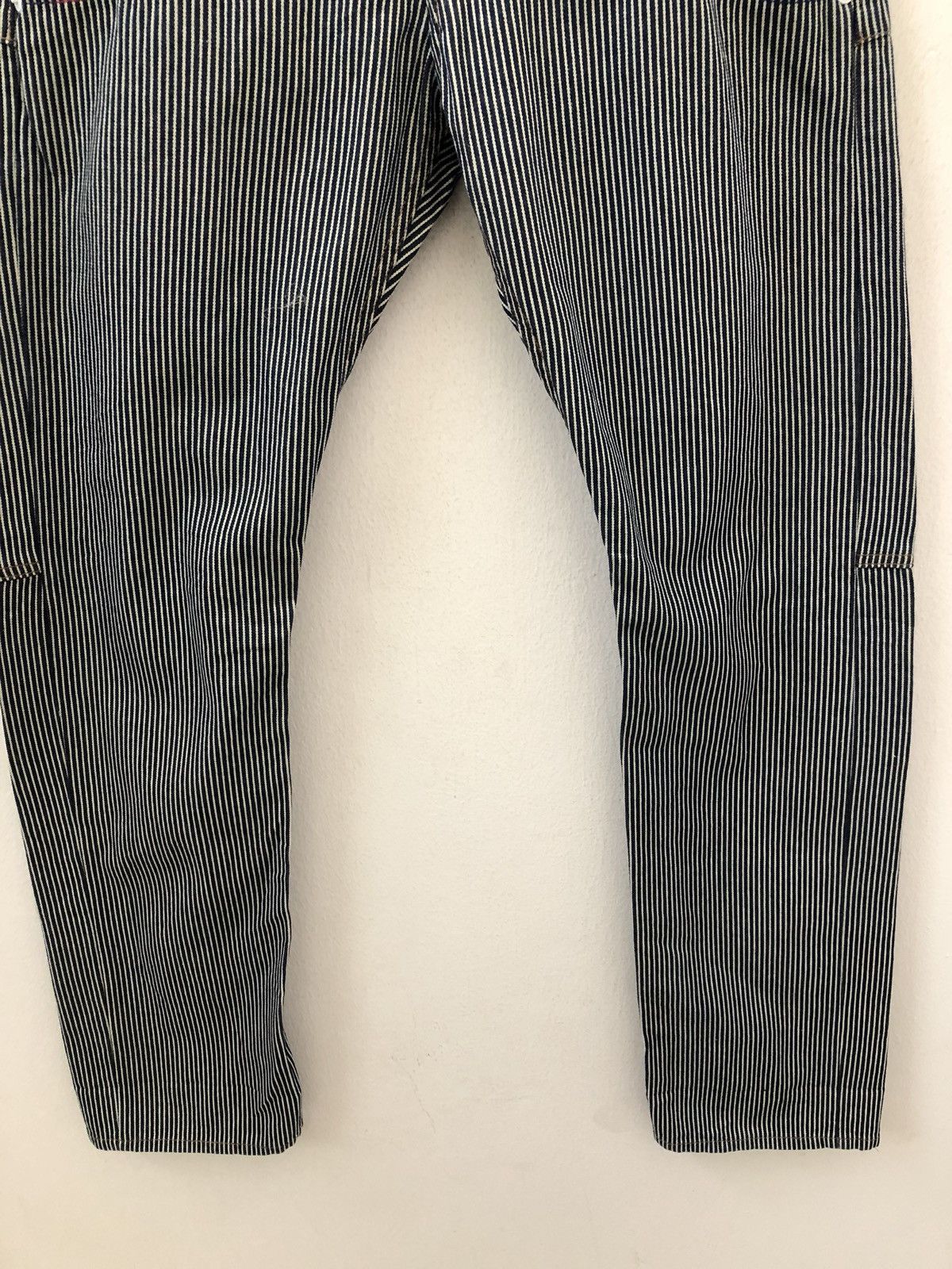 Vintage Japanese RIMASTER Double Waist Hickory Striped Pant Size US 30 / EU 46 - 6 Thumbnail