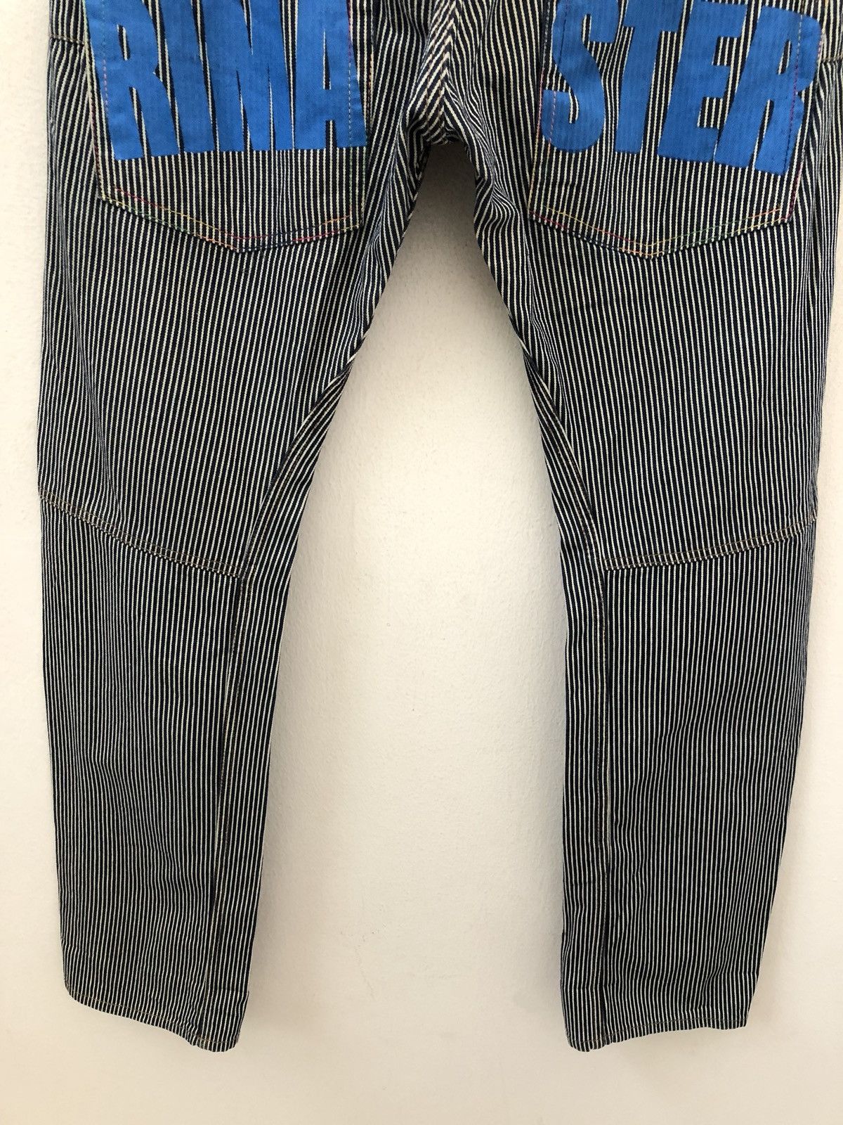 Vintage Japanese RIMASTER Double Waist Hickory Striped Pant Size US 30 / EU 46 - 3 Thumbnail