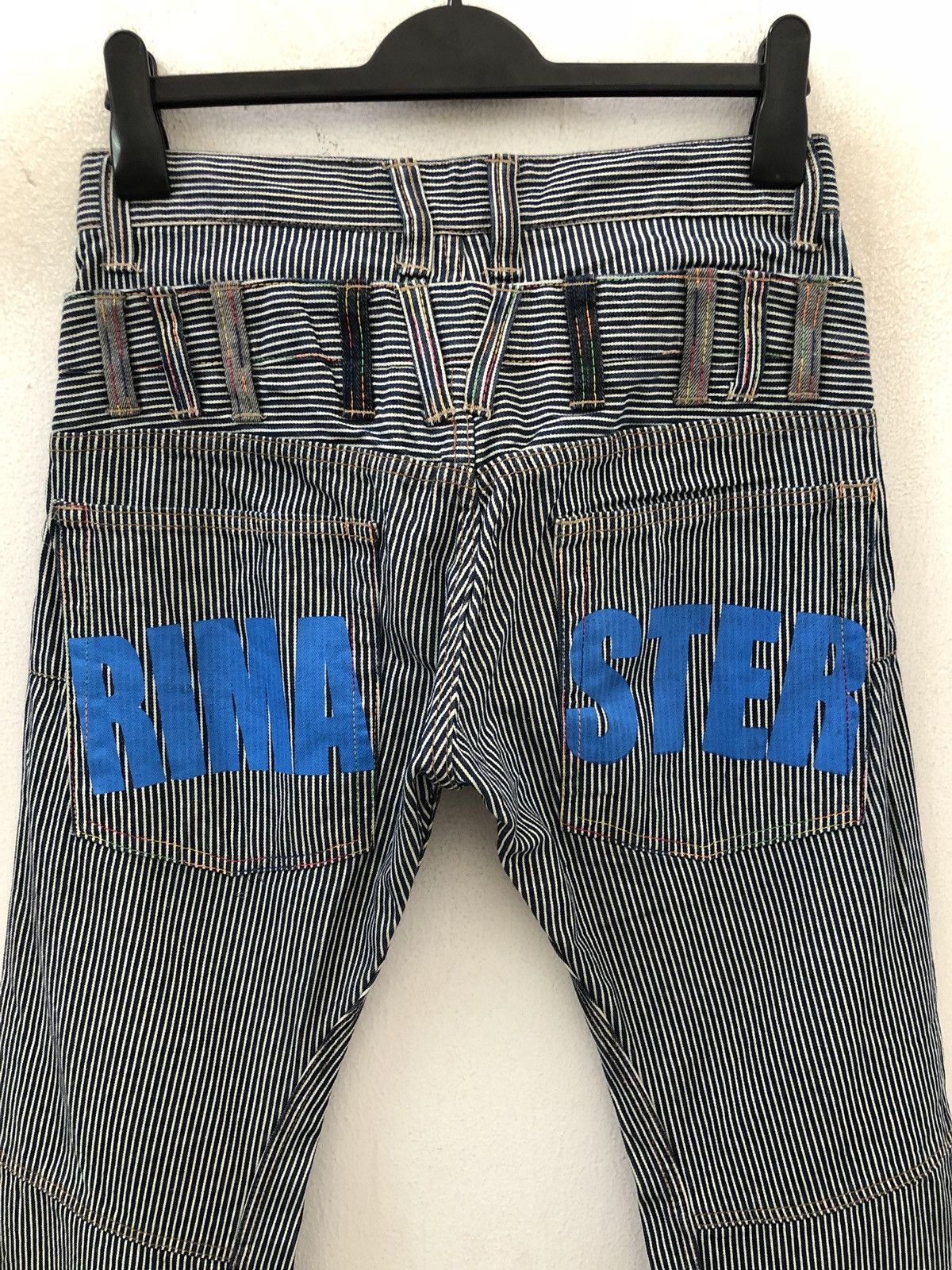 image of Japanese Rimaster Double Waist Hickory Striped Pant, Men's (Size 30)