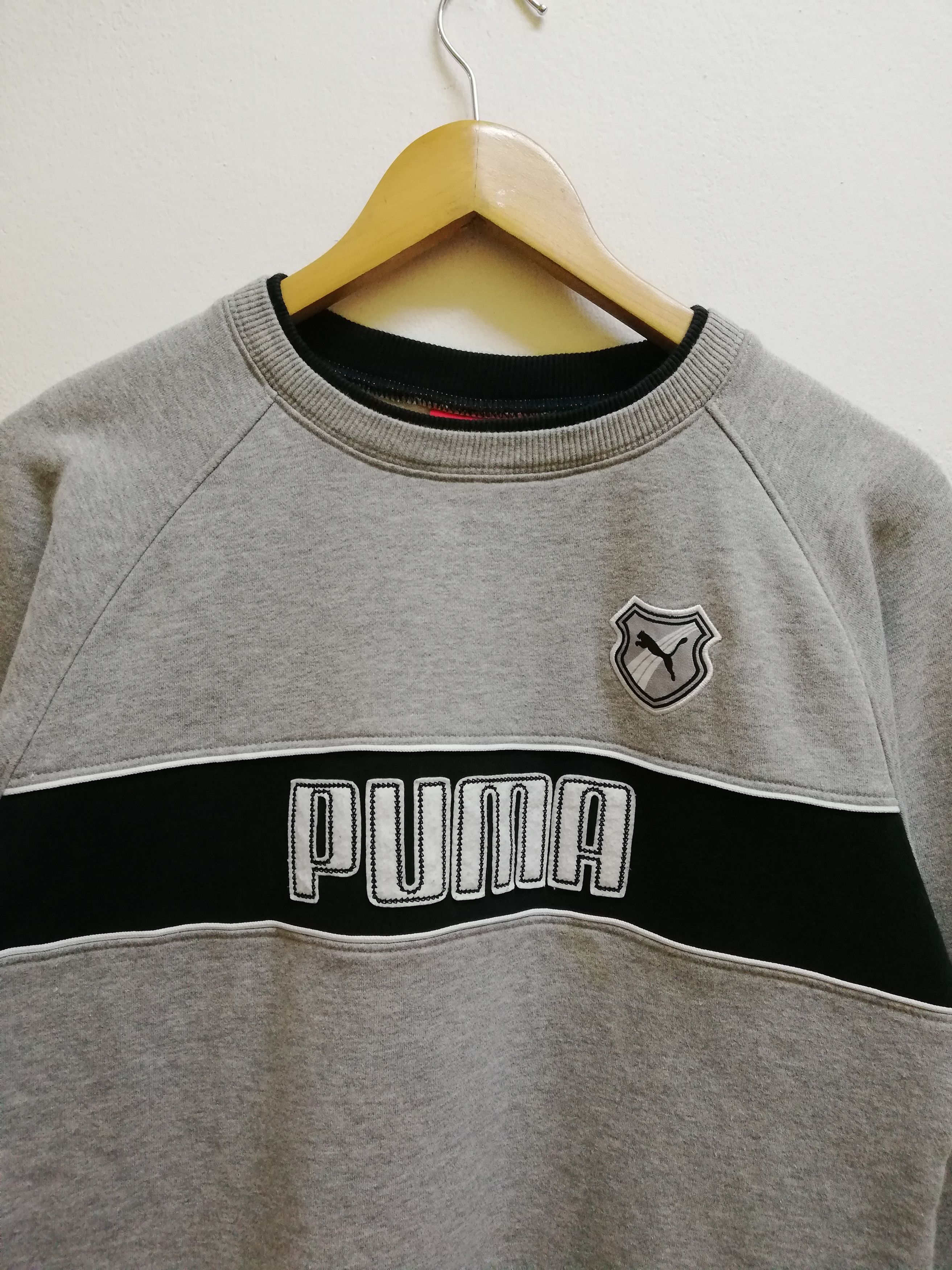Puma PUMA Sweatshirts Big Logo Embroidered (c33) Size US S / EU 44-46 / 1 - 2 Thumbnail