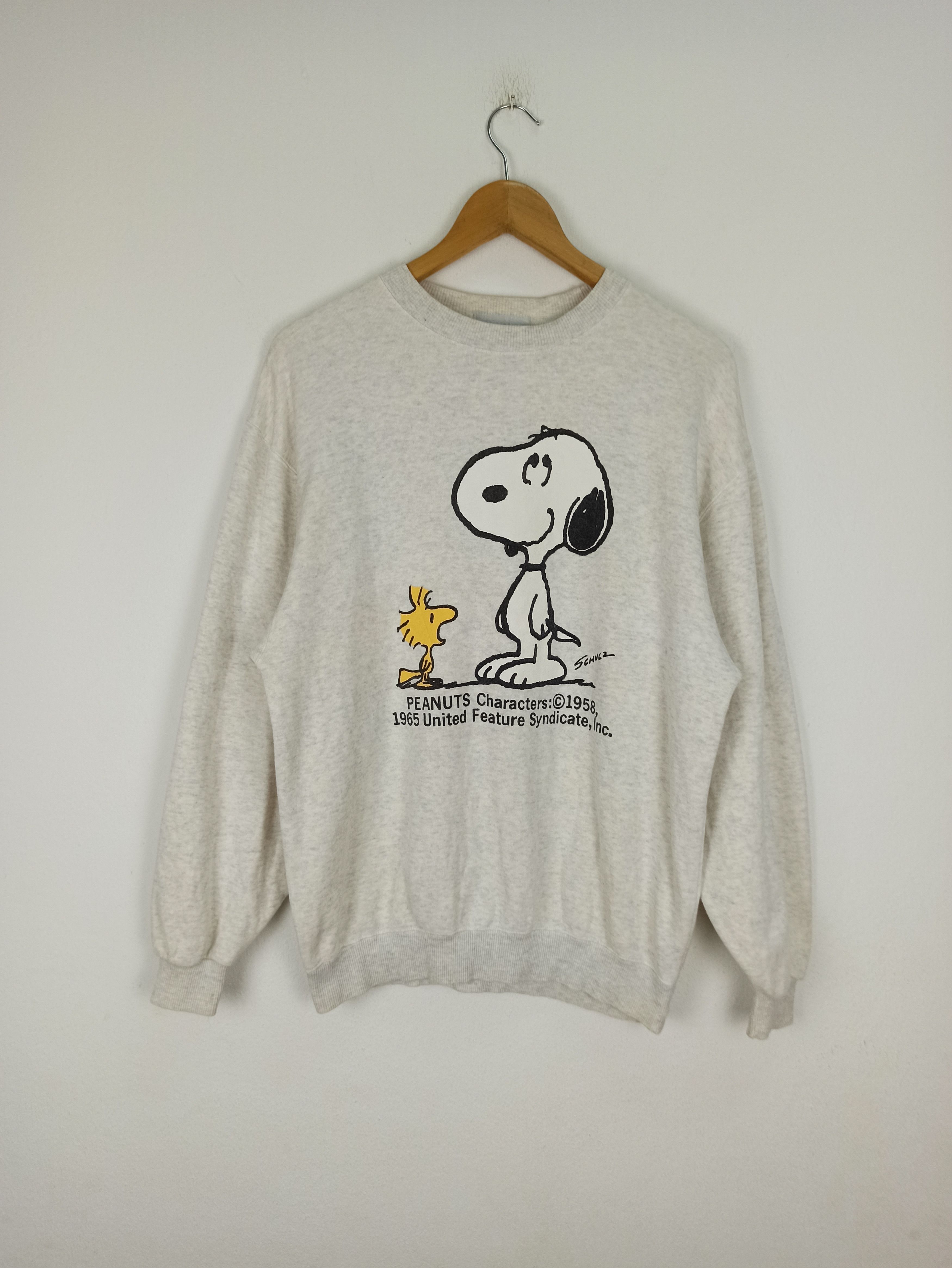 Peanuts Vintage 90's Peanuts Snoopy Woodstock Crewneck Sweatshirt Size US M / EU 48-50 / 2 - 1 Thumbnail