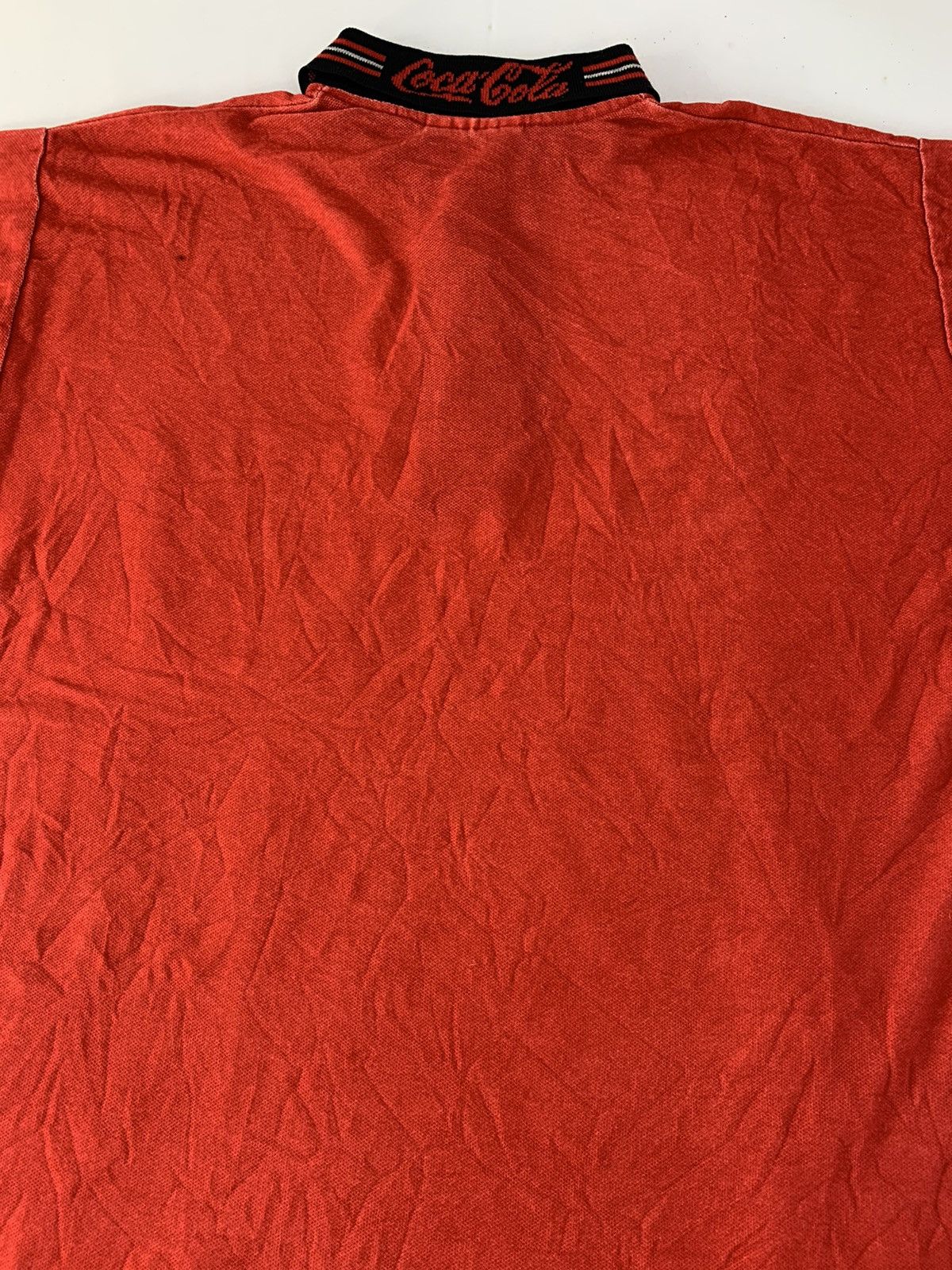 Coca Cola × Vintage Hype 80s 90s Coca Cola Permanent Press Ringer Polo Tee Size US L / EU 52-54 / 3 - 4 Thumbnail