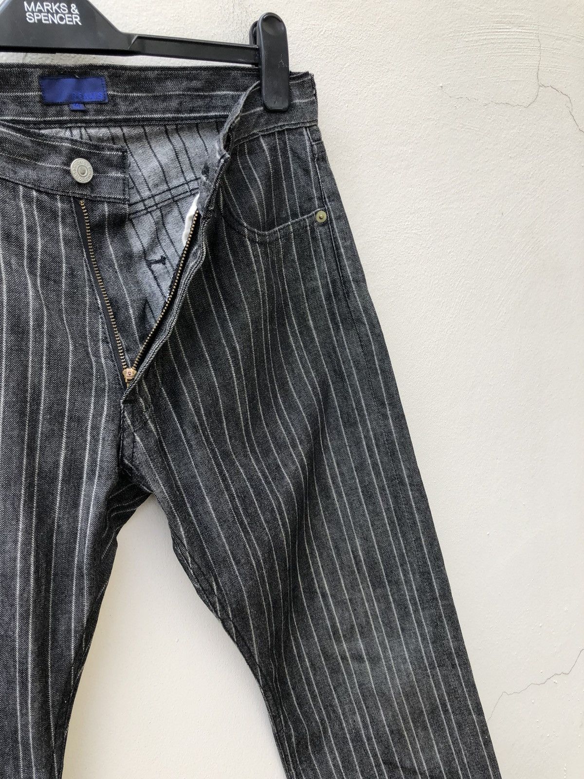Beams Plus Vintage Japanese Designer Beams Made in Japan Striped Pant Size US 31 - 5 Thumbnail