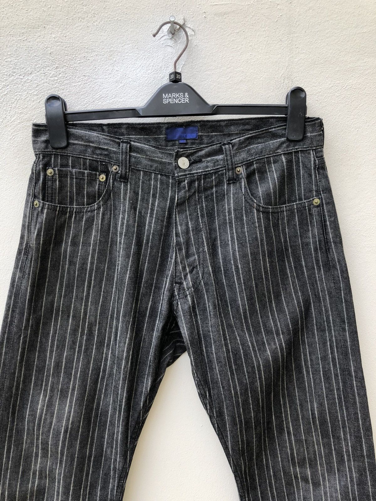 Beams Plus Vintage Japanese Designer Beams Made in Japan Striped Pant Size US 31 - 2 Thumbnail