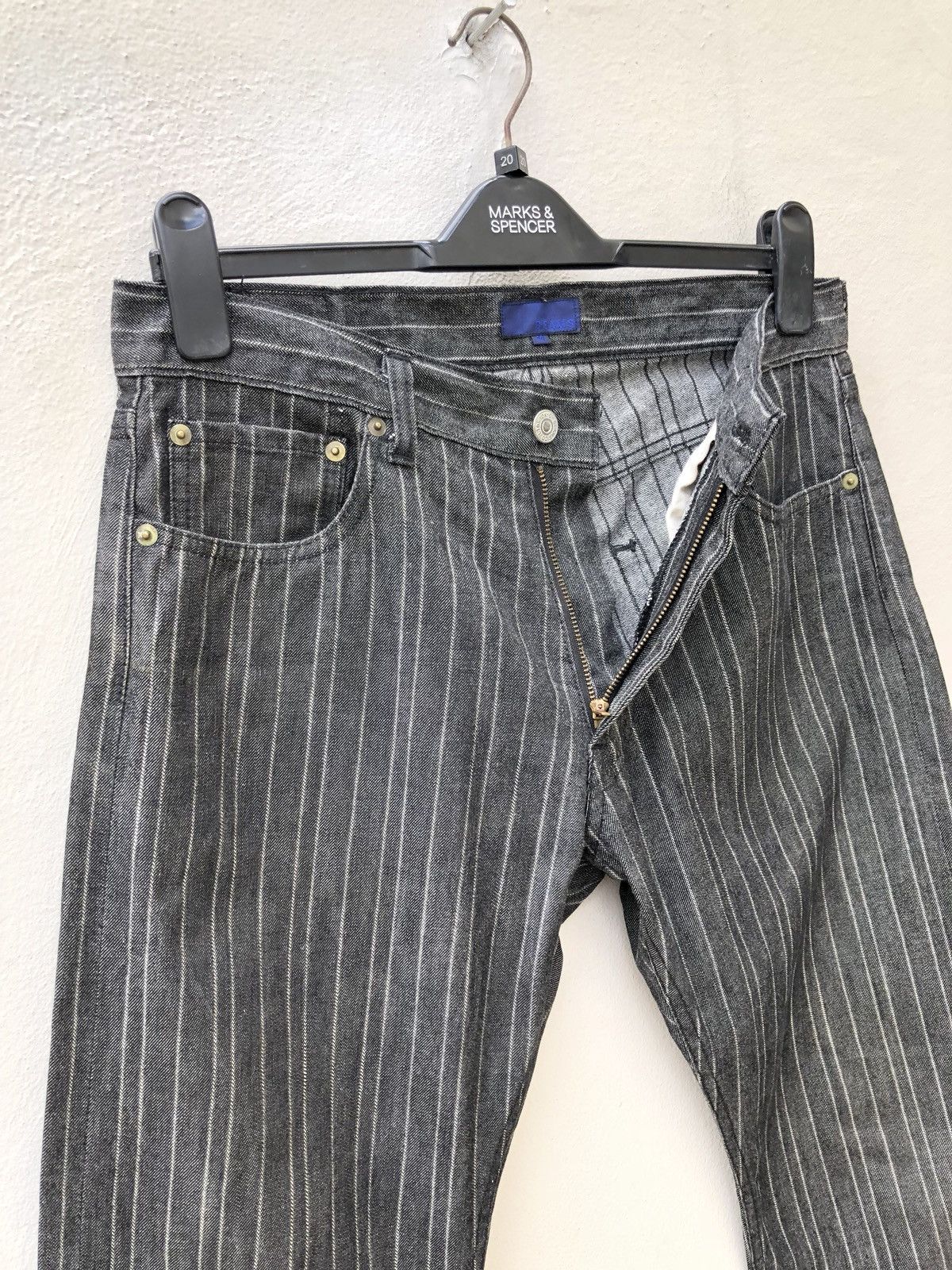Beams Plus Vintage Japanese Designer Beams Made in Japan Striped Pant Size US 31 - 4 Thumbnail