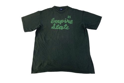 90s Stussy Empire State 21 Spell Out Printed Tee