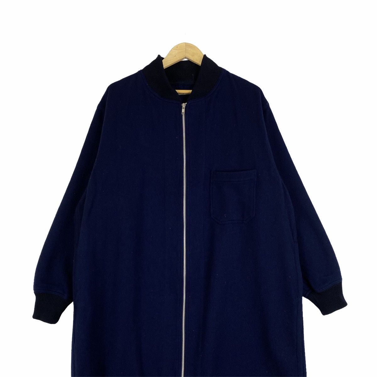 Japanese Brand × Y's × Yohji Yamamoto Vintage Y’S YOHJI YAMAMOTO Japanese Wool Long Coat Jacket Size XL / US 12-14 / IT 48-50 - 4 Thumbnail