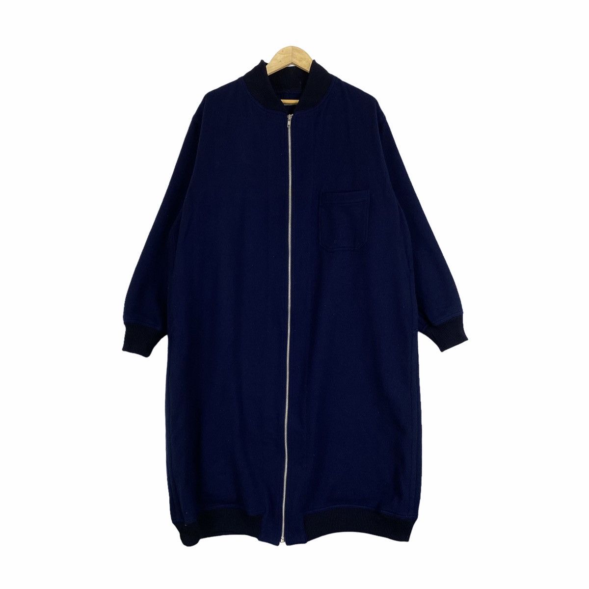 Japanese Brand × Y's × Yohji Yamamoto Vintage Y’S YOHJI YAMAMOTO Japanese Wool Long Coat Jacket Size XL / US 12-14 / IT 48-50 - 1 Thumbnail