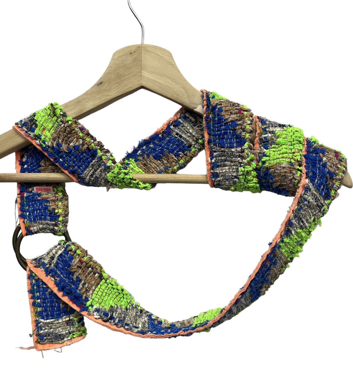 Ne-Net ISSEY MIYAKE NE-NET Patchwork Cotton Belt Size ONE SIZE - 4 Thumbnail