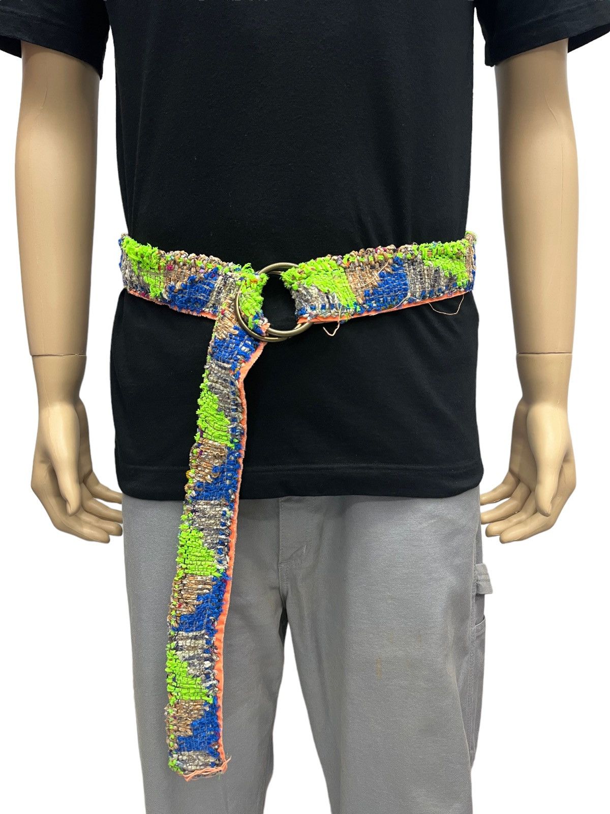 Ne-Net ISSEY MIYAKE NE-NET Patchwork Cotton Belt Size ONE SIZE - 7 Thumbnail