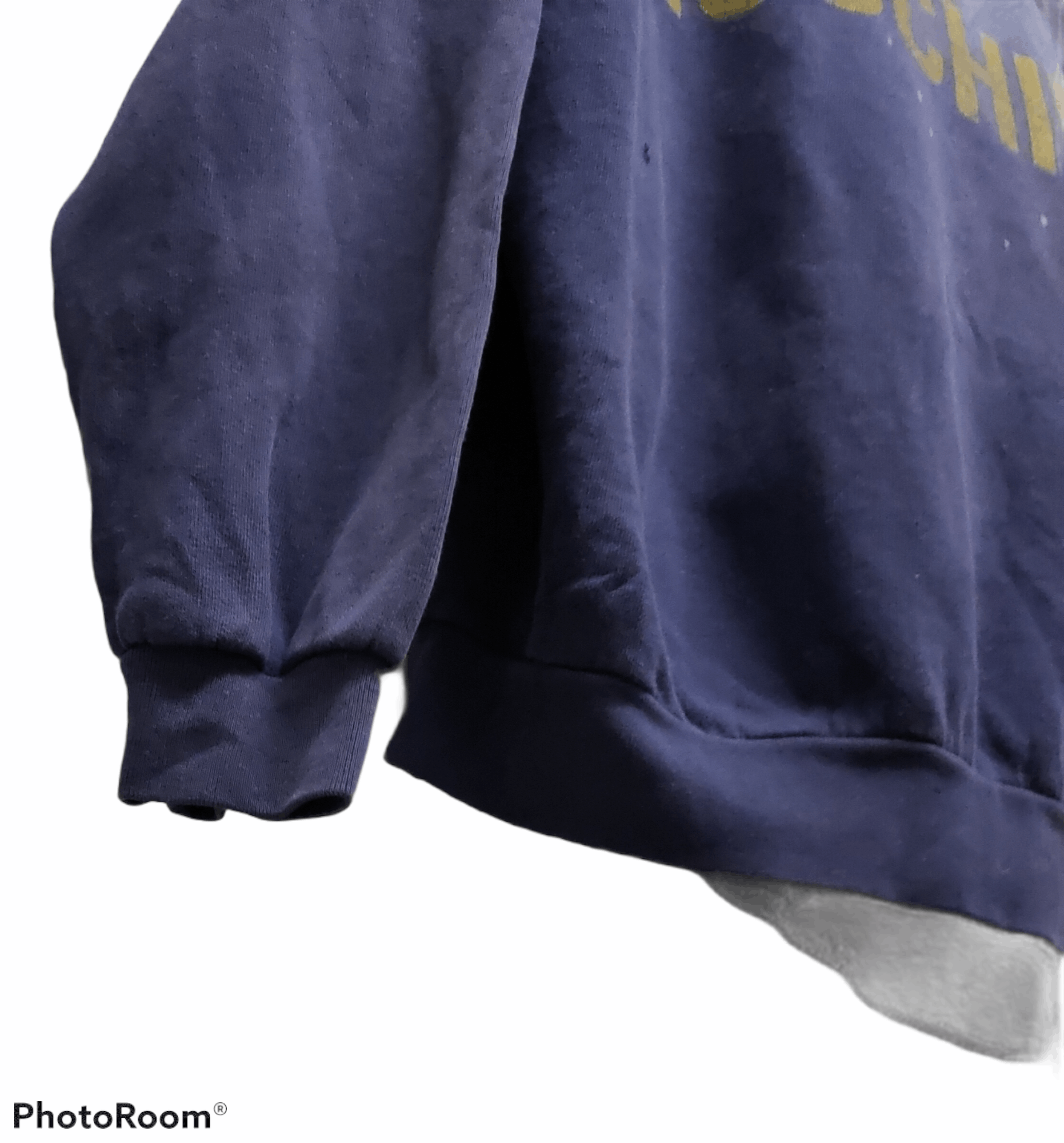 Moschino Moschino jeans vintage sweater blue Spellout LOGO rare 🔥 Size US S / EU 44-46 / 1 - 7 Thumbnail