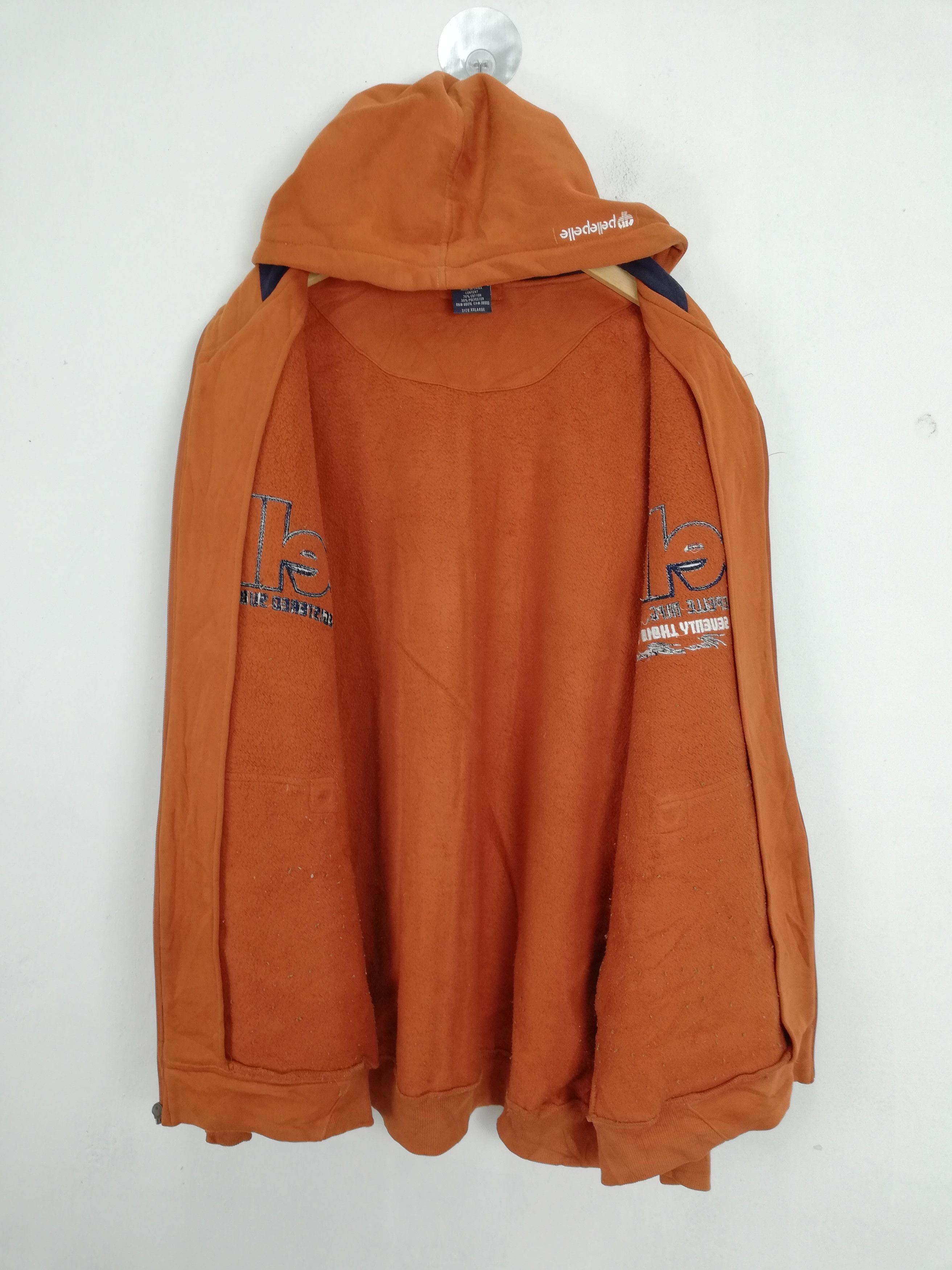 Japanese Brand × Pelle Pelle 💥 Vintage Japan Brand Pelle Pelle Hoodies Jacket #0654💥 Size US XXL / EU 58 / 5 - 7 Thumbnail